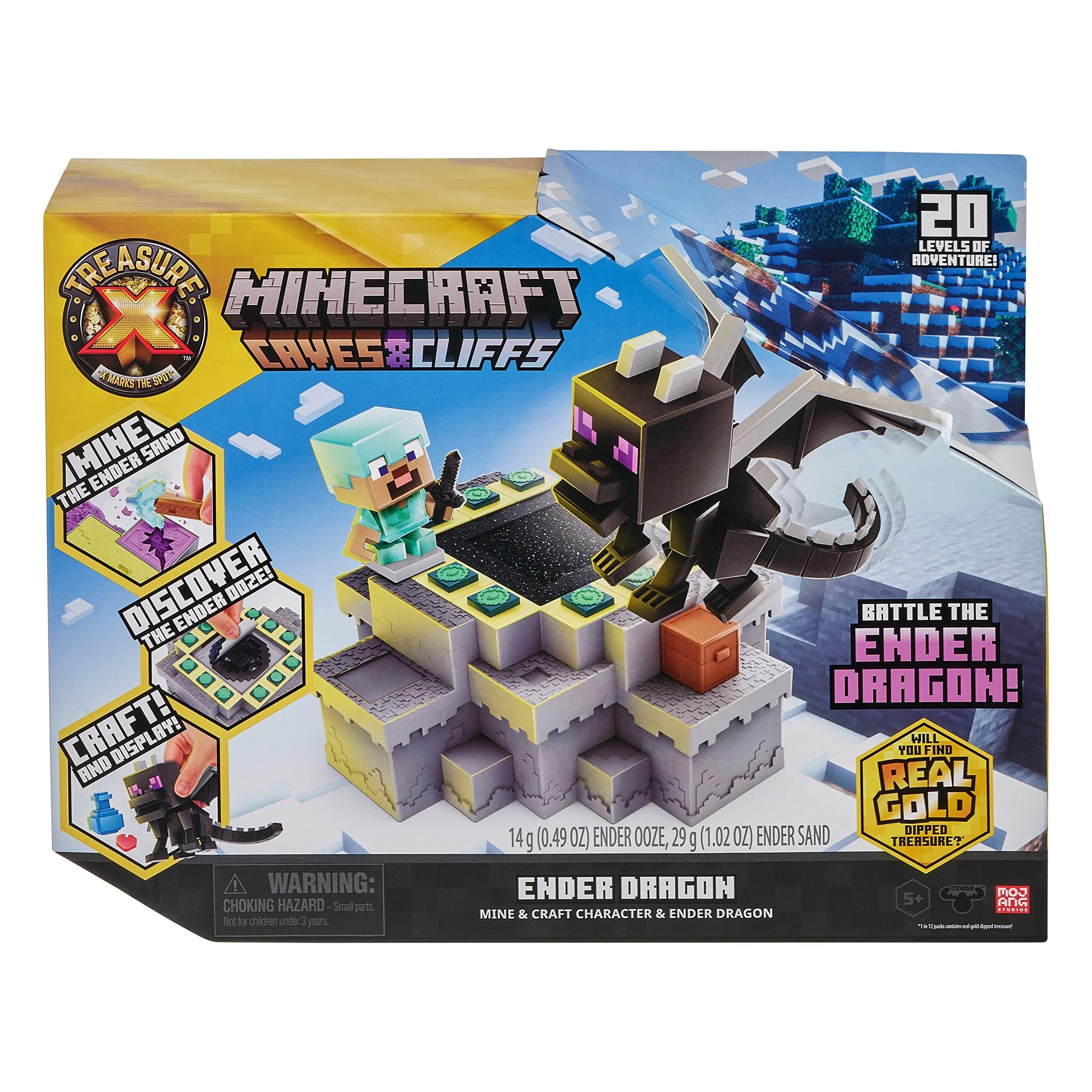 Treasure X Minecraft Höhlen &amp; Klippen – Enderdrachen-Mine &amp; Craft-Spielset 4