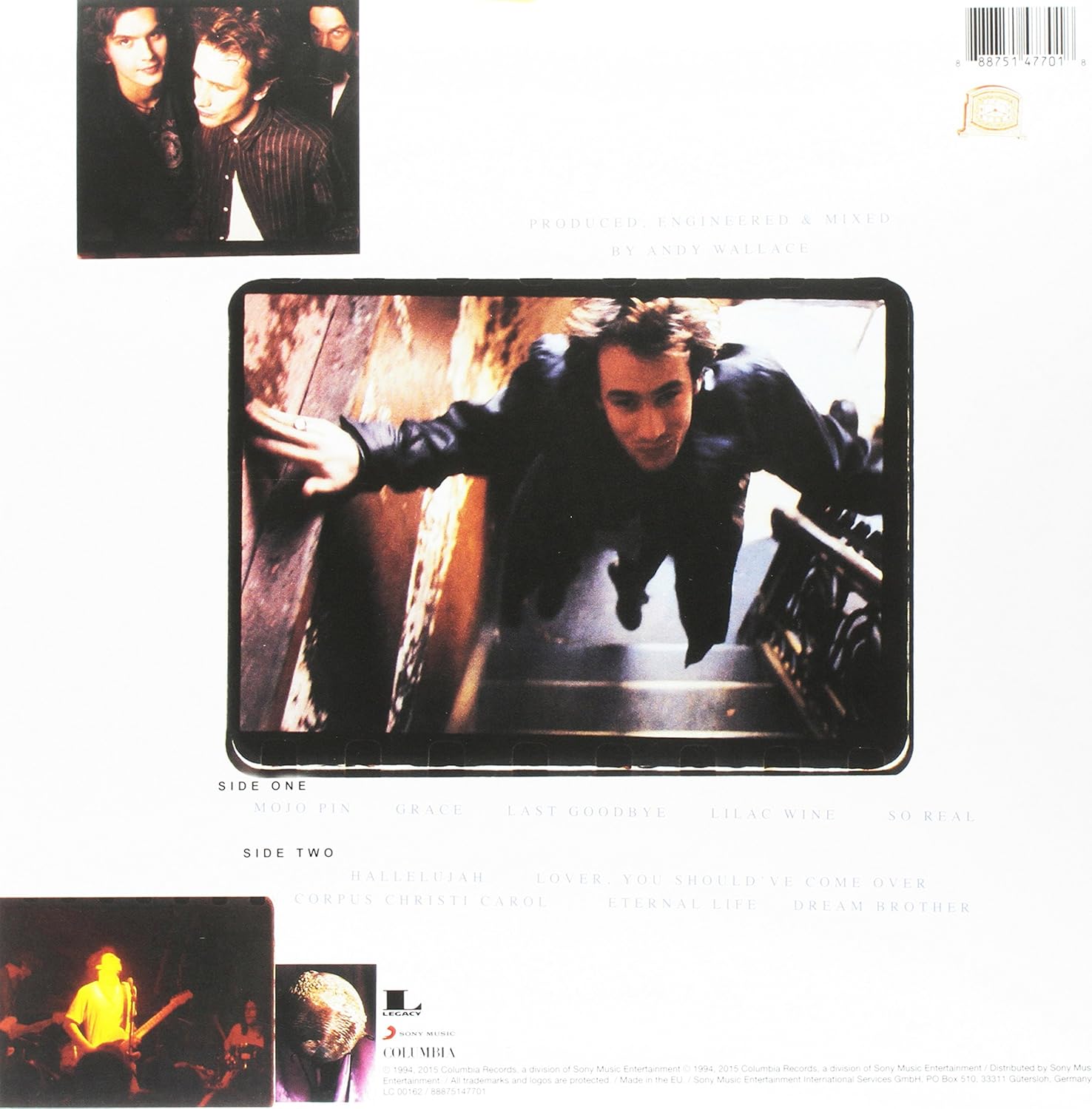 Jeff Buckley - Grace [Vinyl] 2015 Sony Legacy Reissue 2