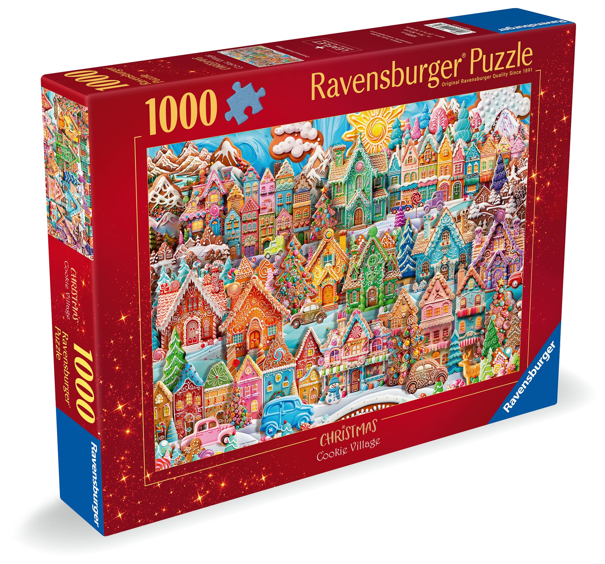 Ravensburger Christmas Cookie Village 1000 Piece Jigsaw Puzzle - Premium Family Puzzle for Ages 12+ 5