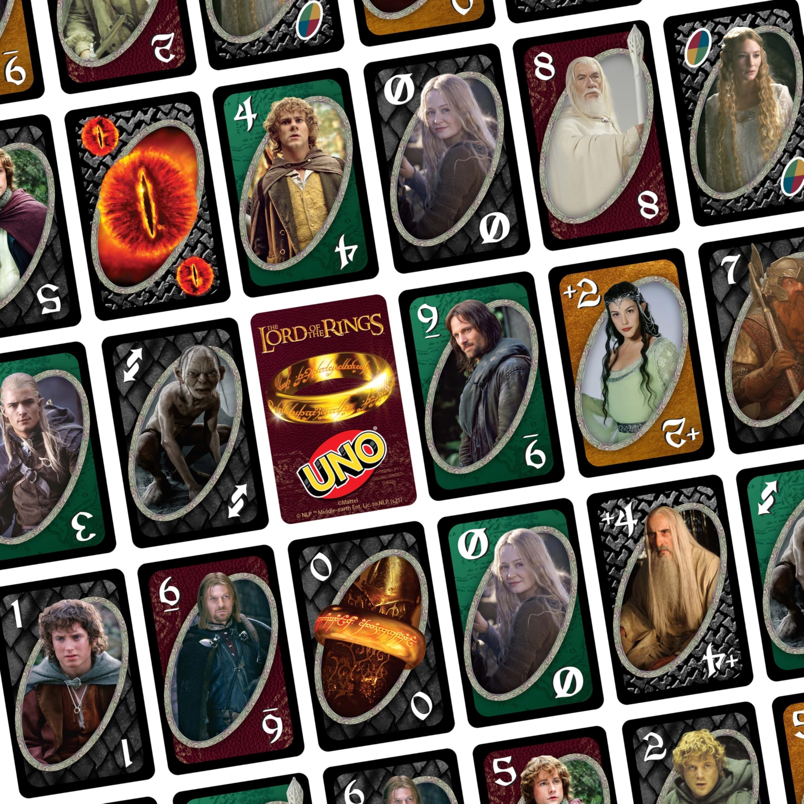 Mattel Games UNO The Lord of The Rings Card Game | 2-10 Players | Ages 7+ 4