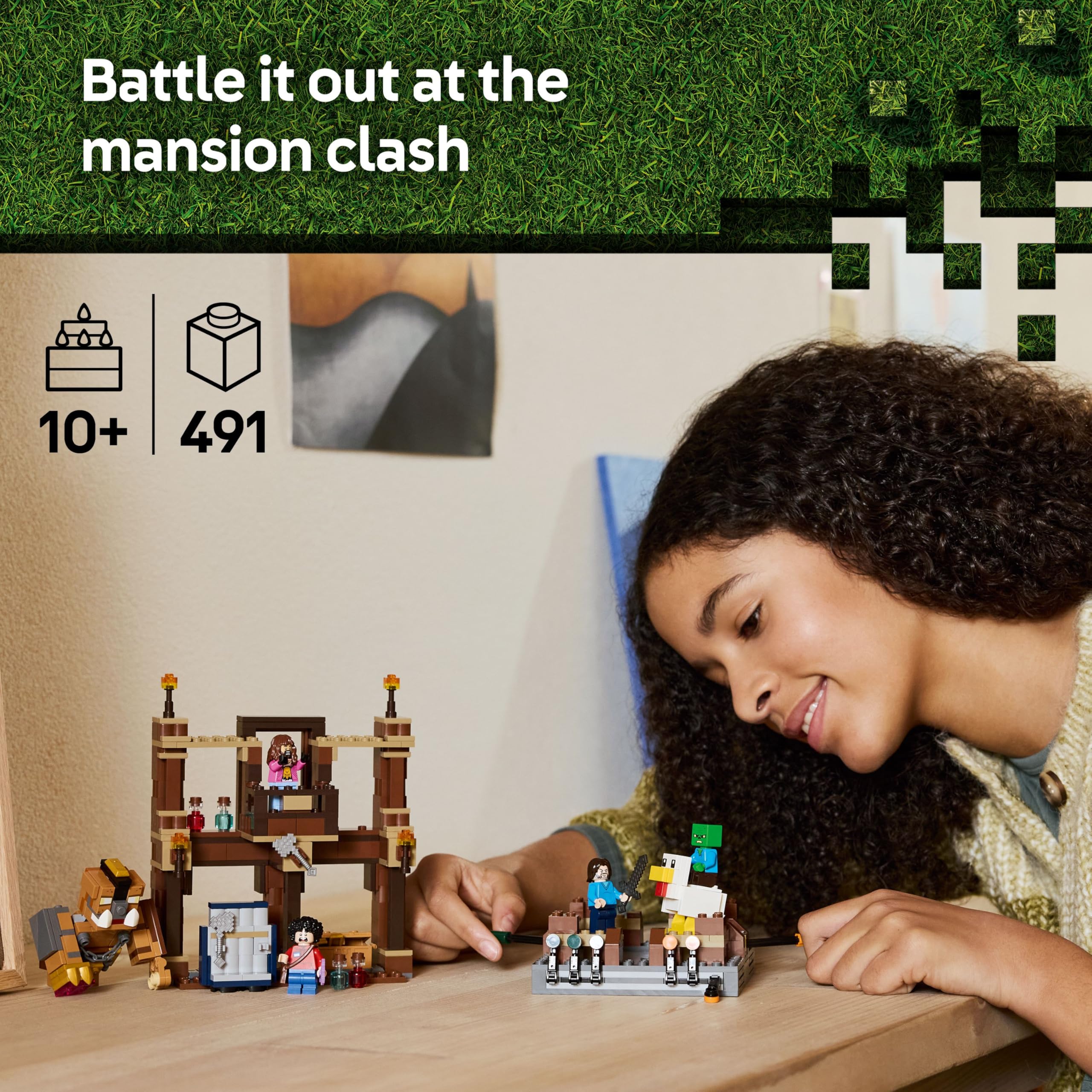 LEGO Minecraft Woodland Mansion Fighting Ring Building Set 21272 | Ages 10+ 2