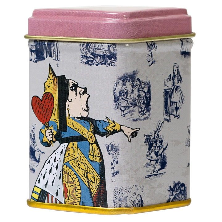 New English Teas - Alice in Wonderland Pink 3x Mini Tea Tins with 3 Blends