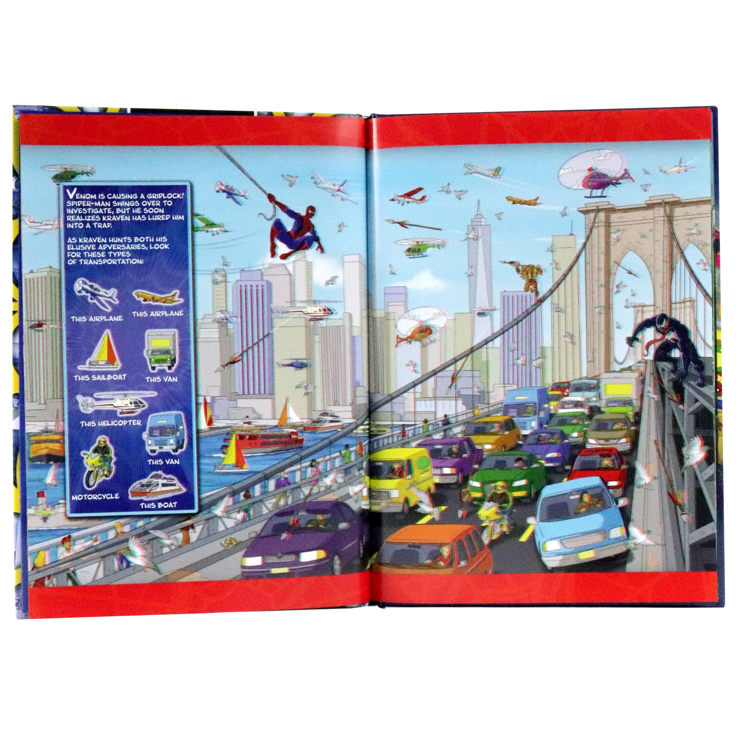 PI Kids Marvel Spider-Man Look & Find 3D Book - Ages 4-8 5