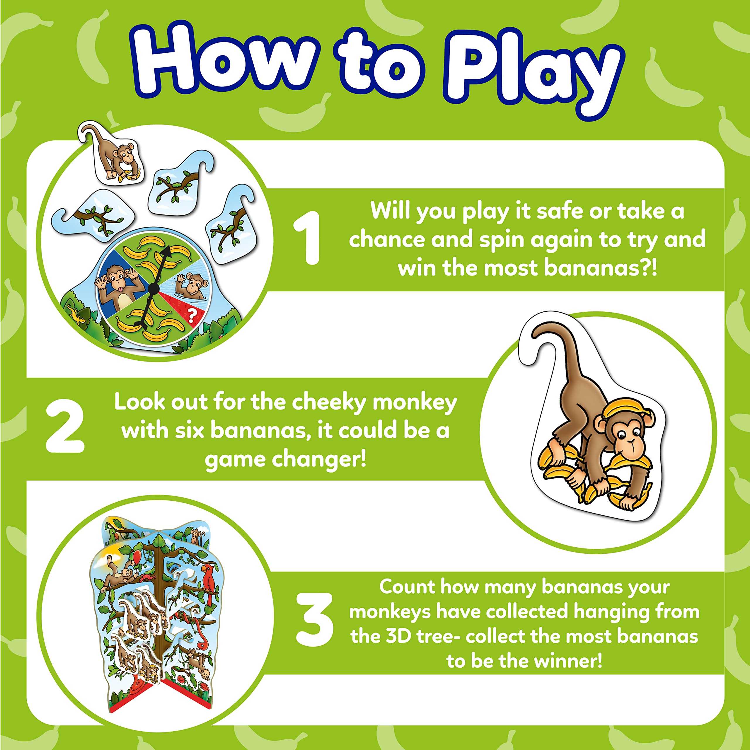 Orchard Toys Cheeky Monkeys Board Game 15