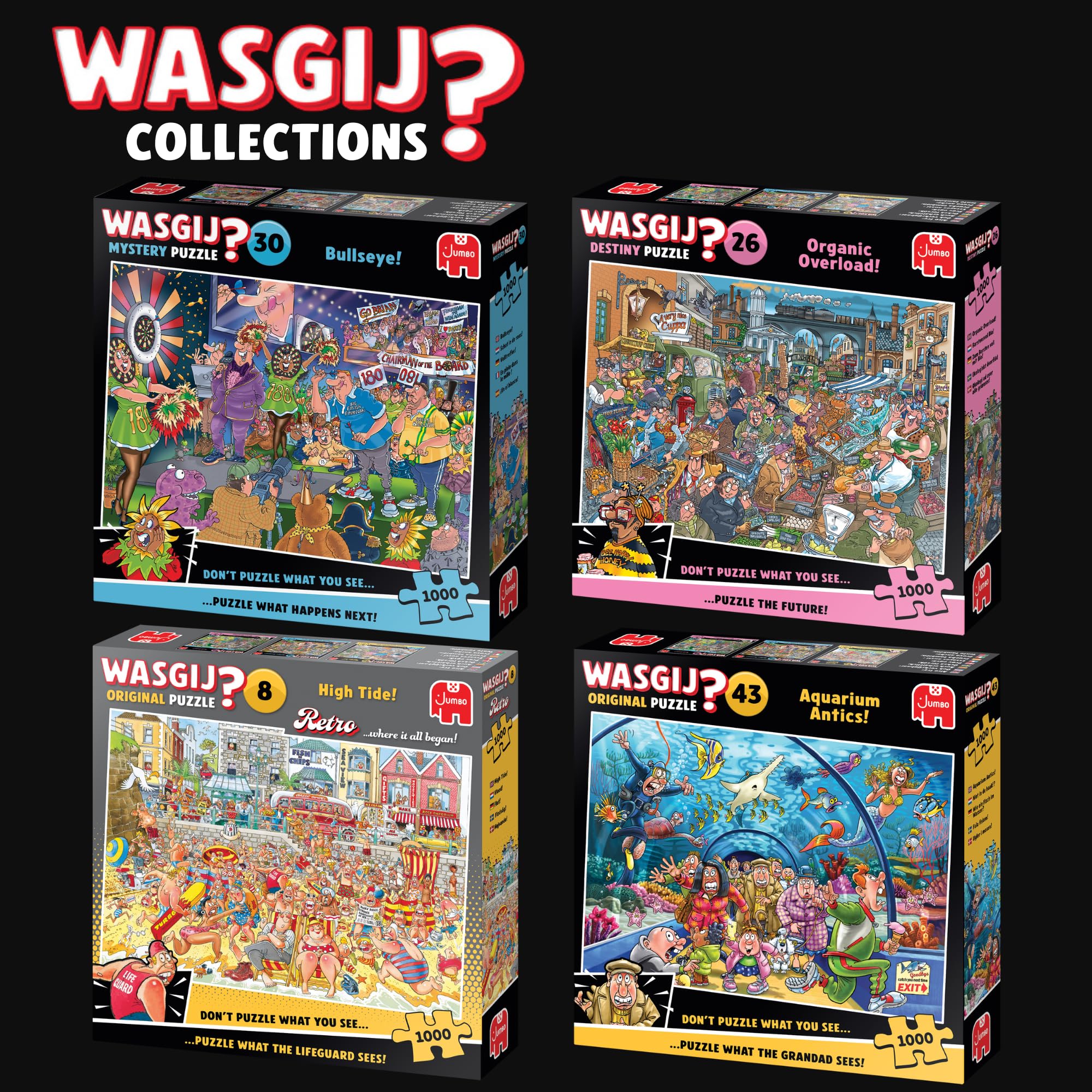 Wasgij Mystery 30 Bullseye! - 1000 Piece Jigsaw Puzzle for Adults | Recycled Board 6