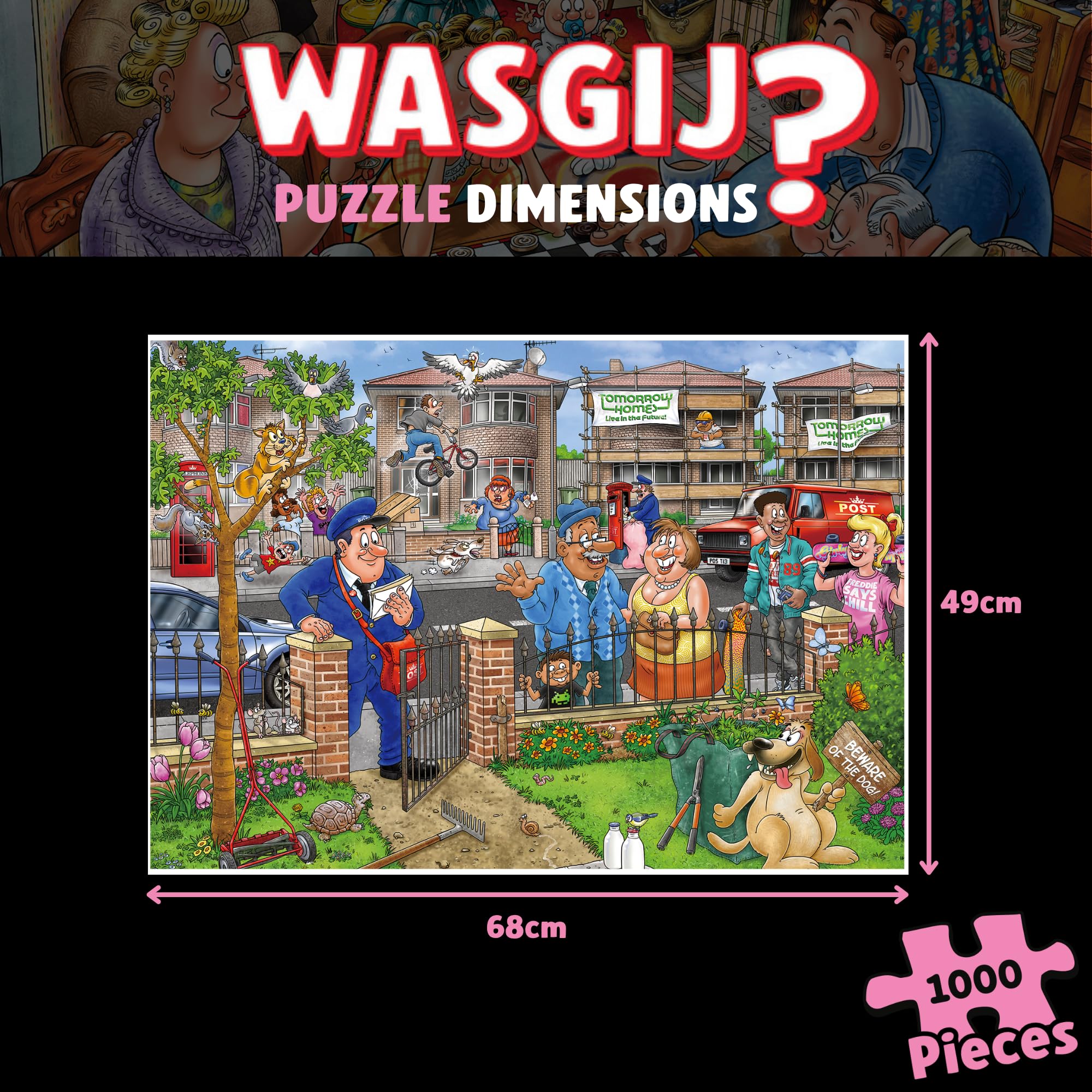 Wasgij Destiny 31 Home Delivery! 1000 Piece Jigsaw Puzzle for Unisex Adult