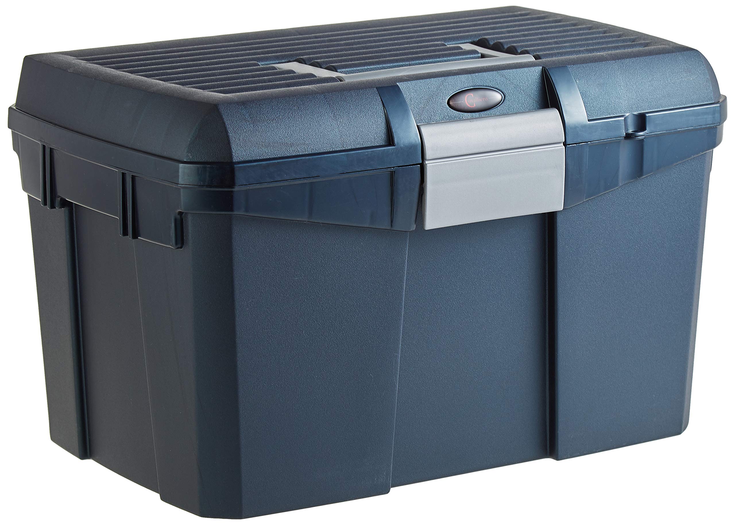 Covalliero Grooming Box Siena Midnight Blue - Durable Plastic, Removable Insert & Brush Holder, Holds up to 100 kg 1