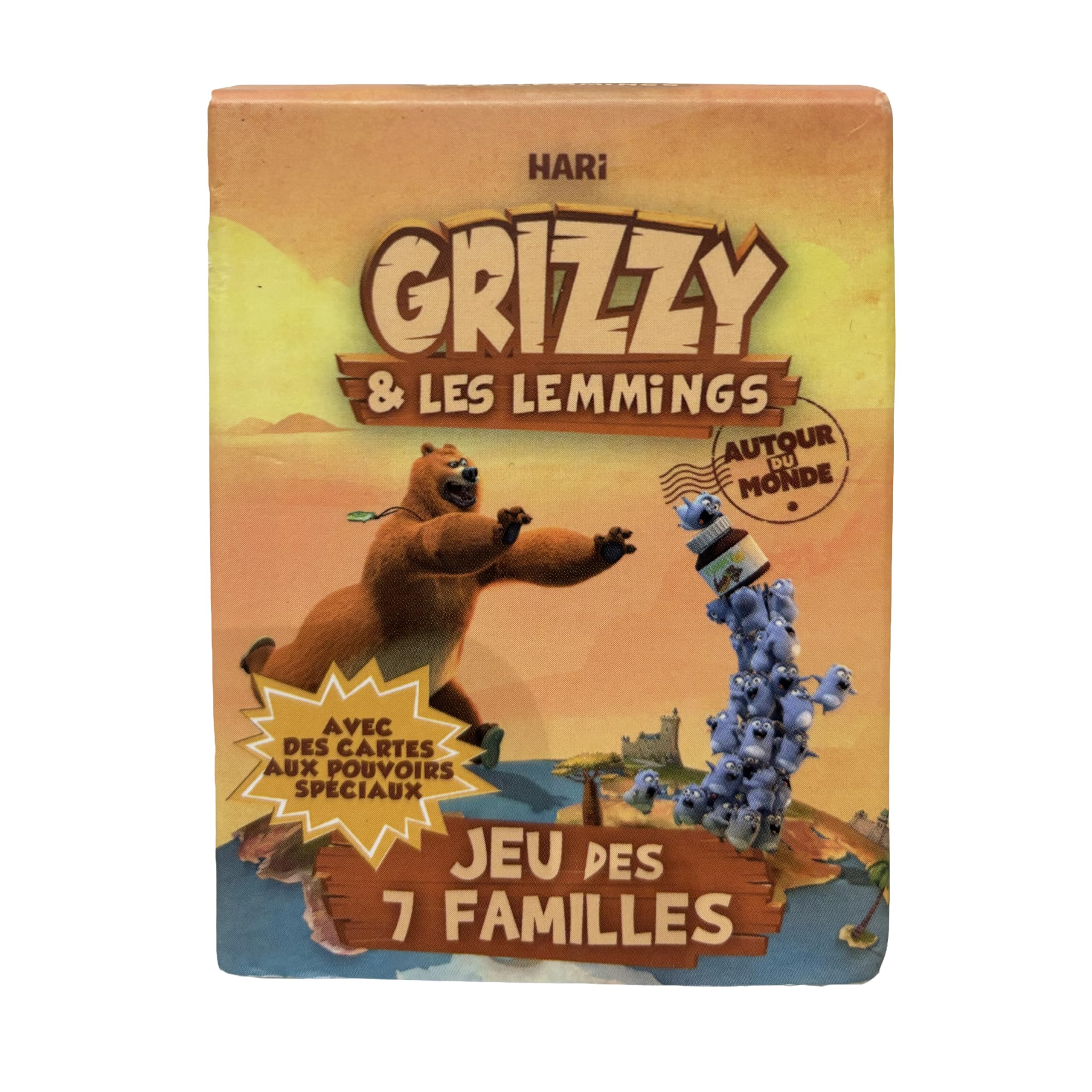 Débâcle Jeux Grizzy & the Lemmings Happy Families Card Game (French) 1