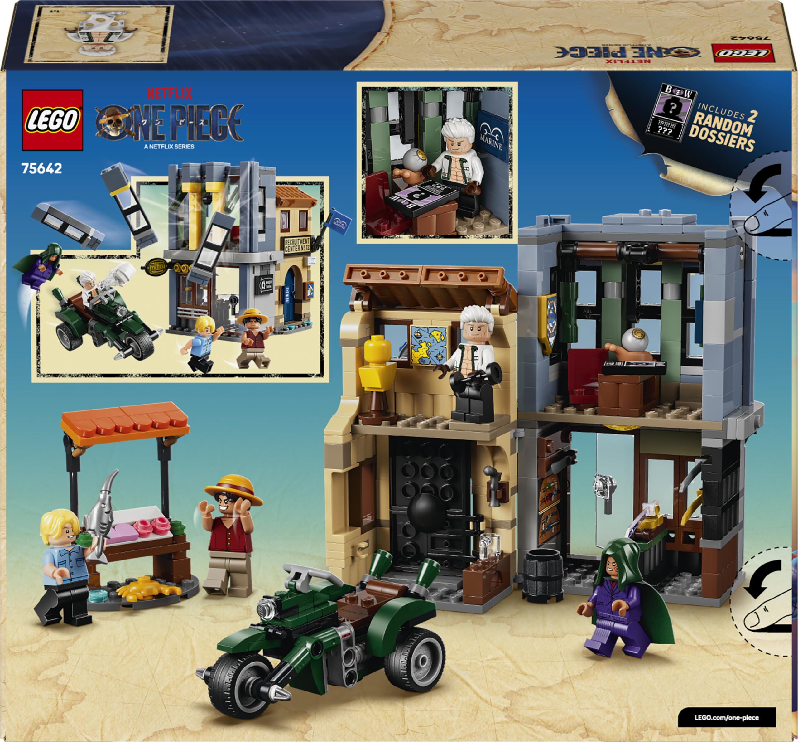 LEGO ONE PIECE Showdown with Captain Smoker Building Set | Ages 9+ | Model 75642 6
