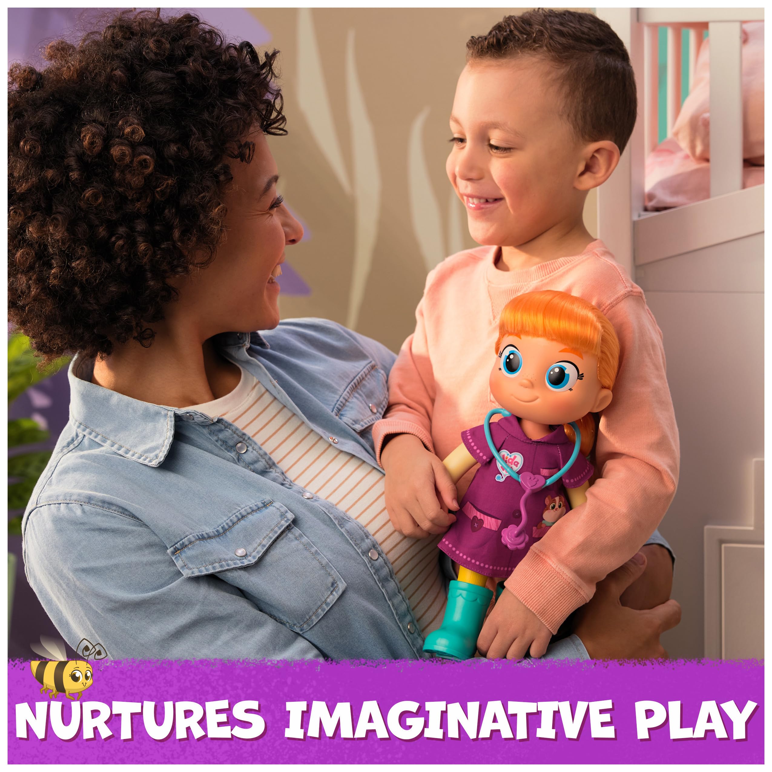 Vida the Vet Toddler Doll - 33cm Articulated Playset for Kids 3+ 12