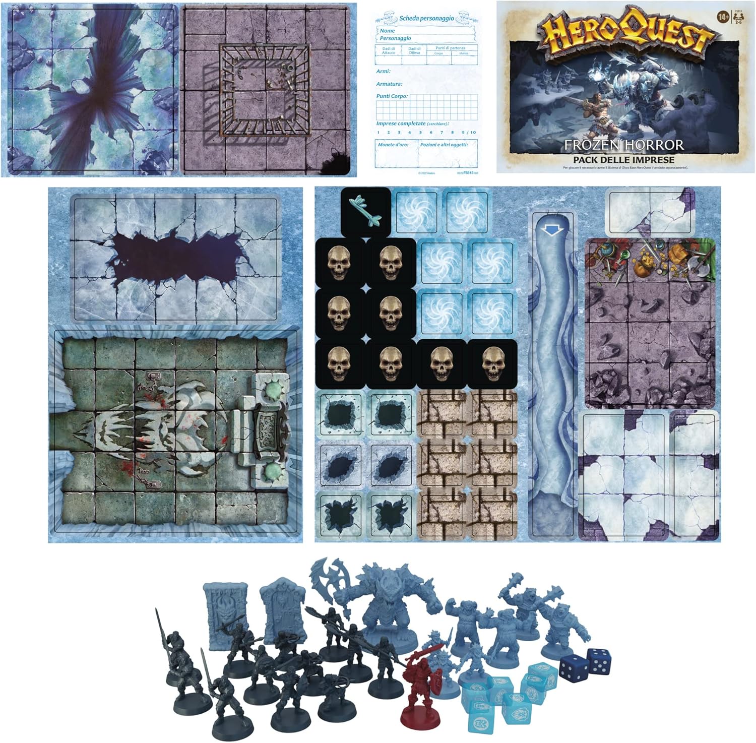 Avalon Hill HeroQuest Frozen Horror Expansion Pack 4