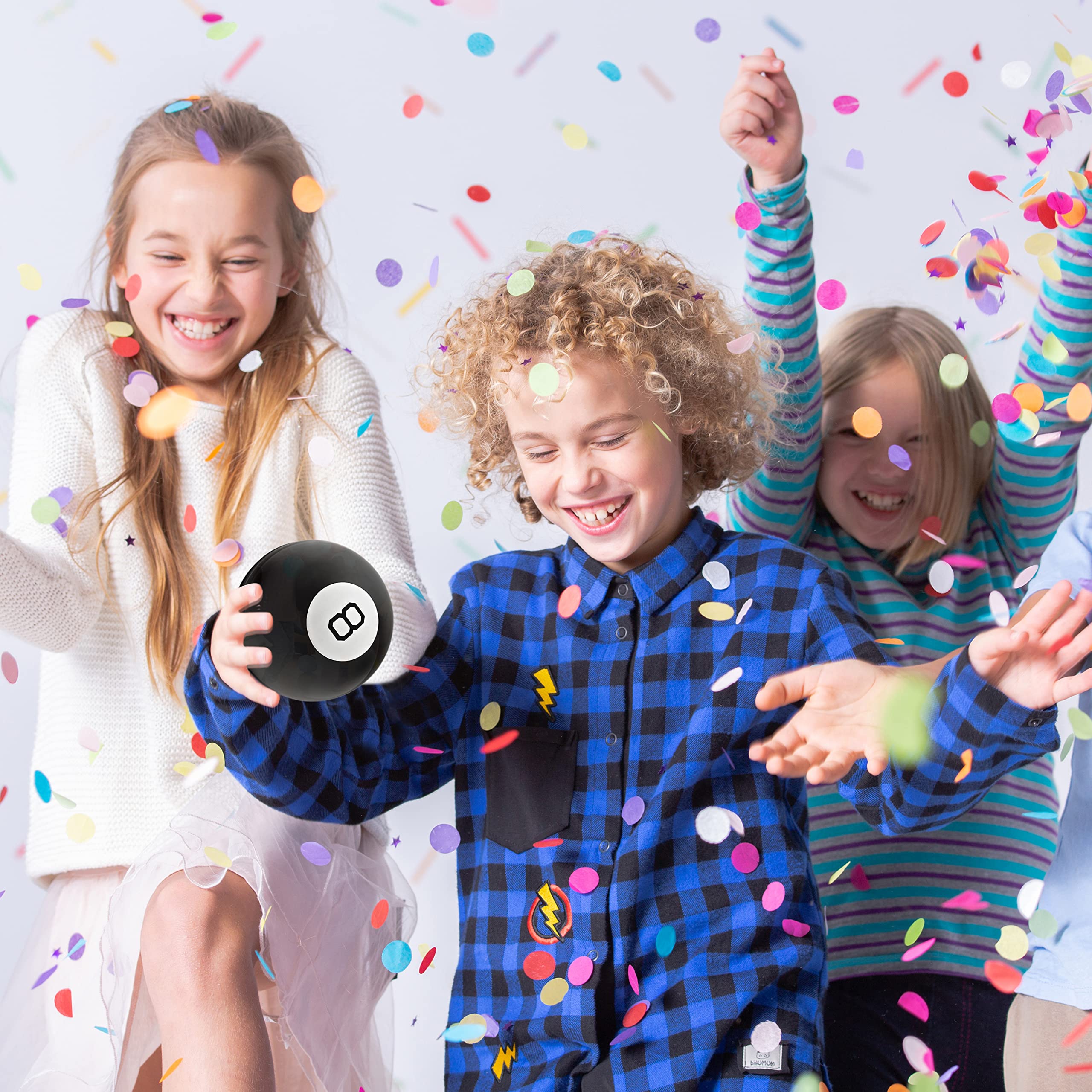 Global Gizmos 50970 Mystic 8 Ball Question & Answer Game | Black Plastic | Ages 3+ | 1 Player 7