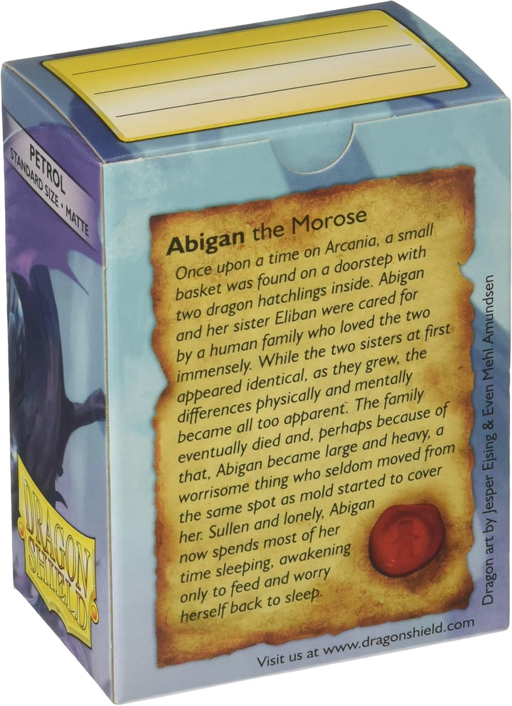 Dragon Shield Arcane Tinmen Petrol Matte Card Sleeves (ART11020)