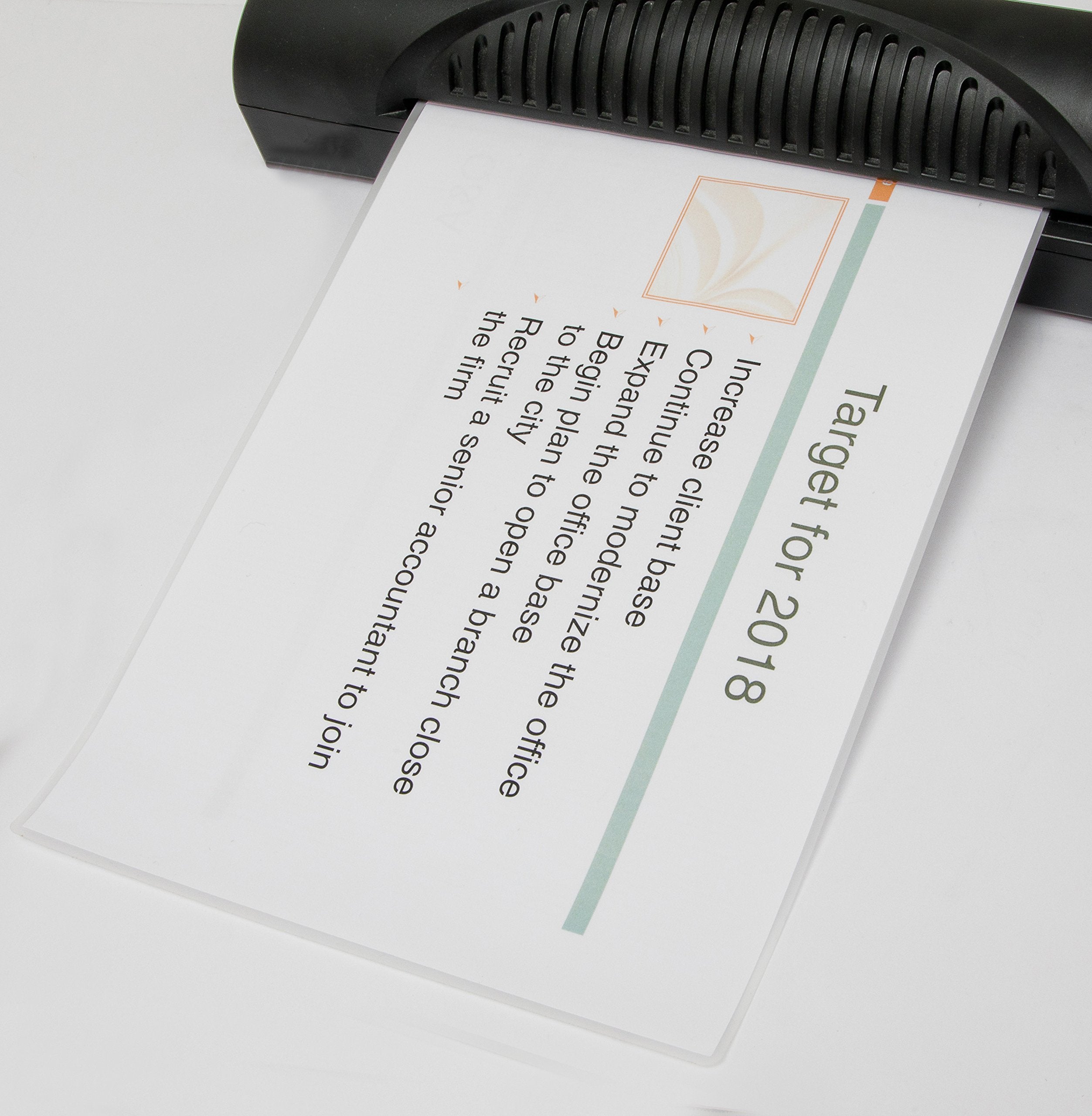 deskit Laminating Pouches A4 Glossy 100 Microns 120 Sheets Clear Protection 6