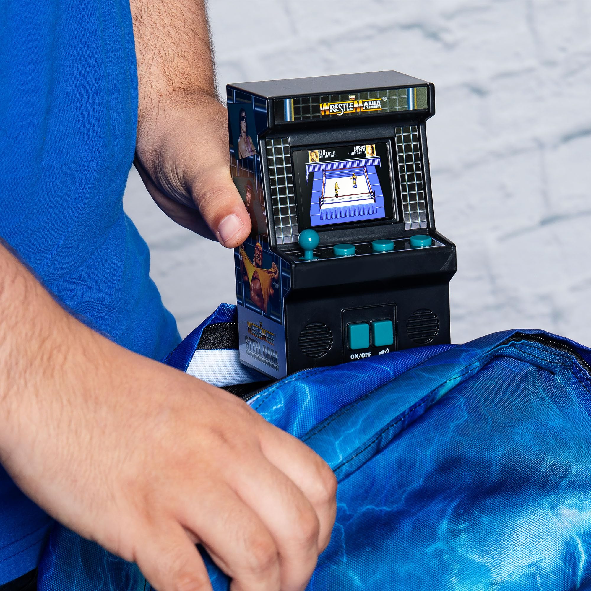 Arcade Classics Mini WWE – Retro Handheld Game with Joystick, Full-Color Display 13