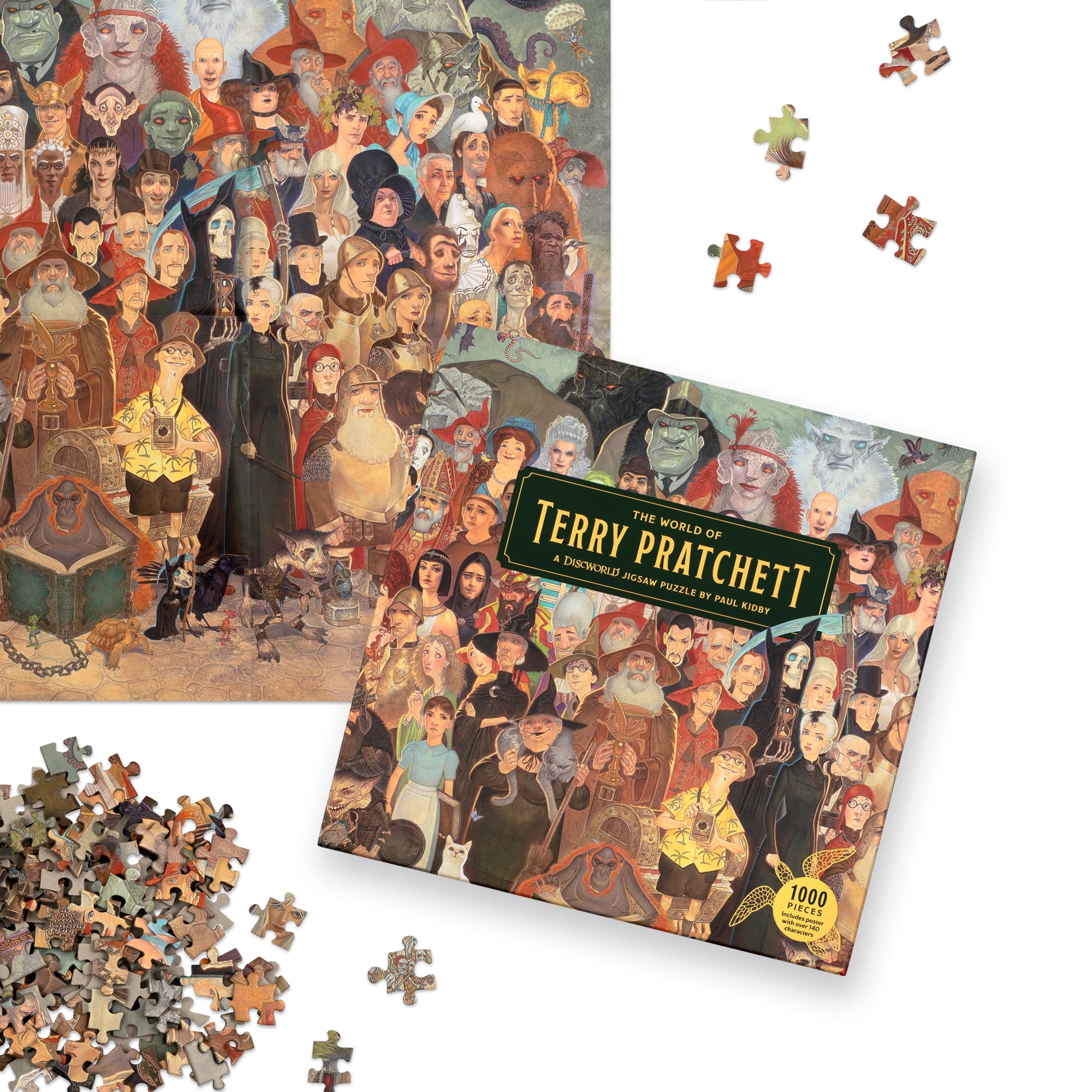 Laurence King The World of Terry Pratchett 1000 Piece Jigsaw Puzzle by Paul Kidby | Poster Included 6