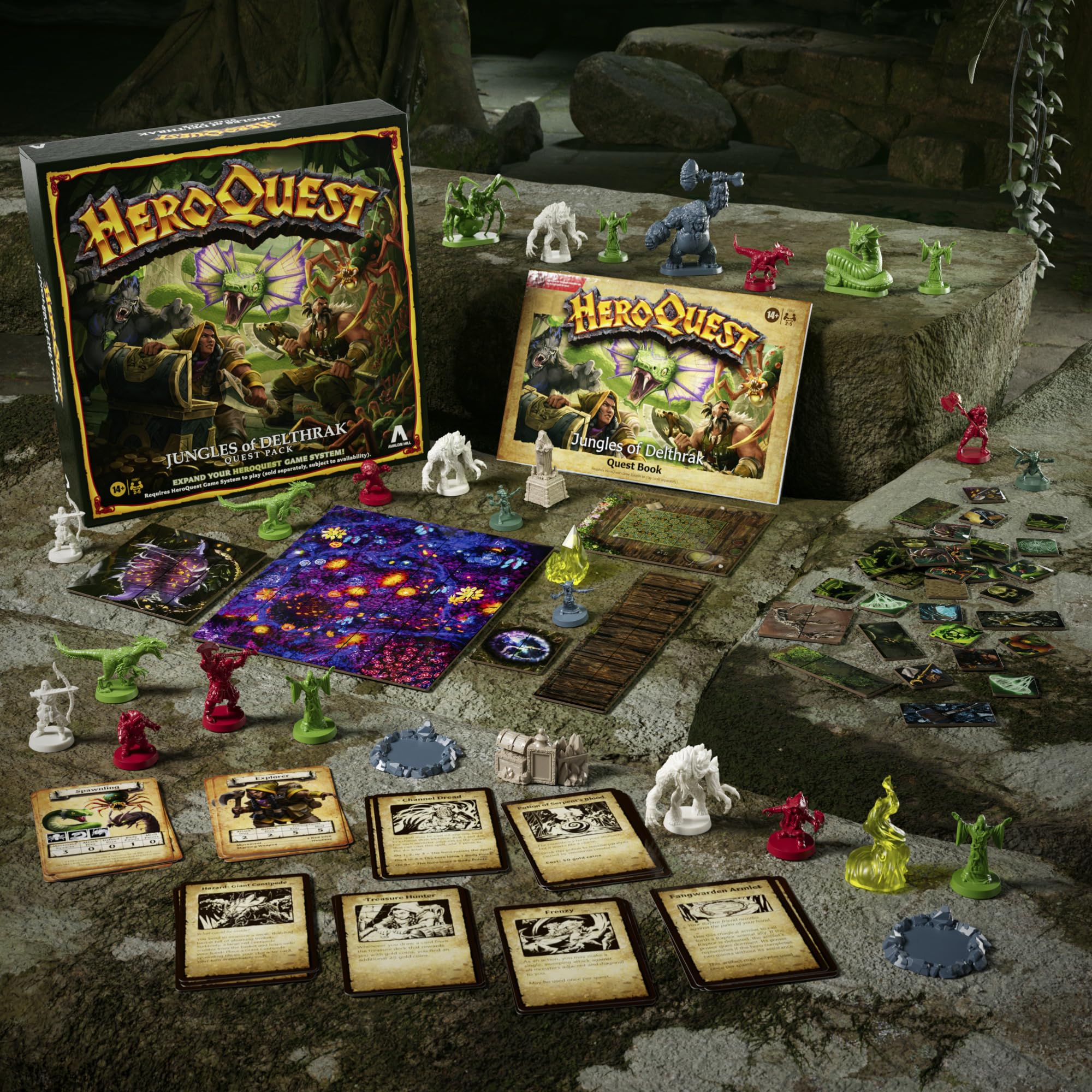 Avalon Hill HeroQuest Jungles of Delthrak Quest Pack – Erweiterung für das HeroQuest-Spielsystem 8