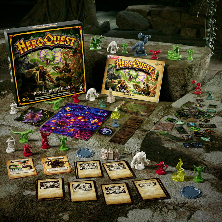 Avalon Hill HeroQuest Jungles of Delthrak Quest Pack – Expansion for HeroQuest Game System