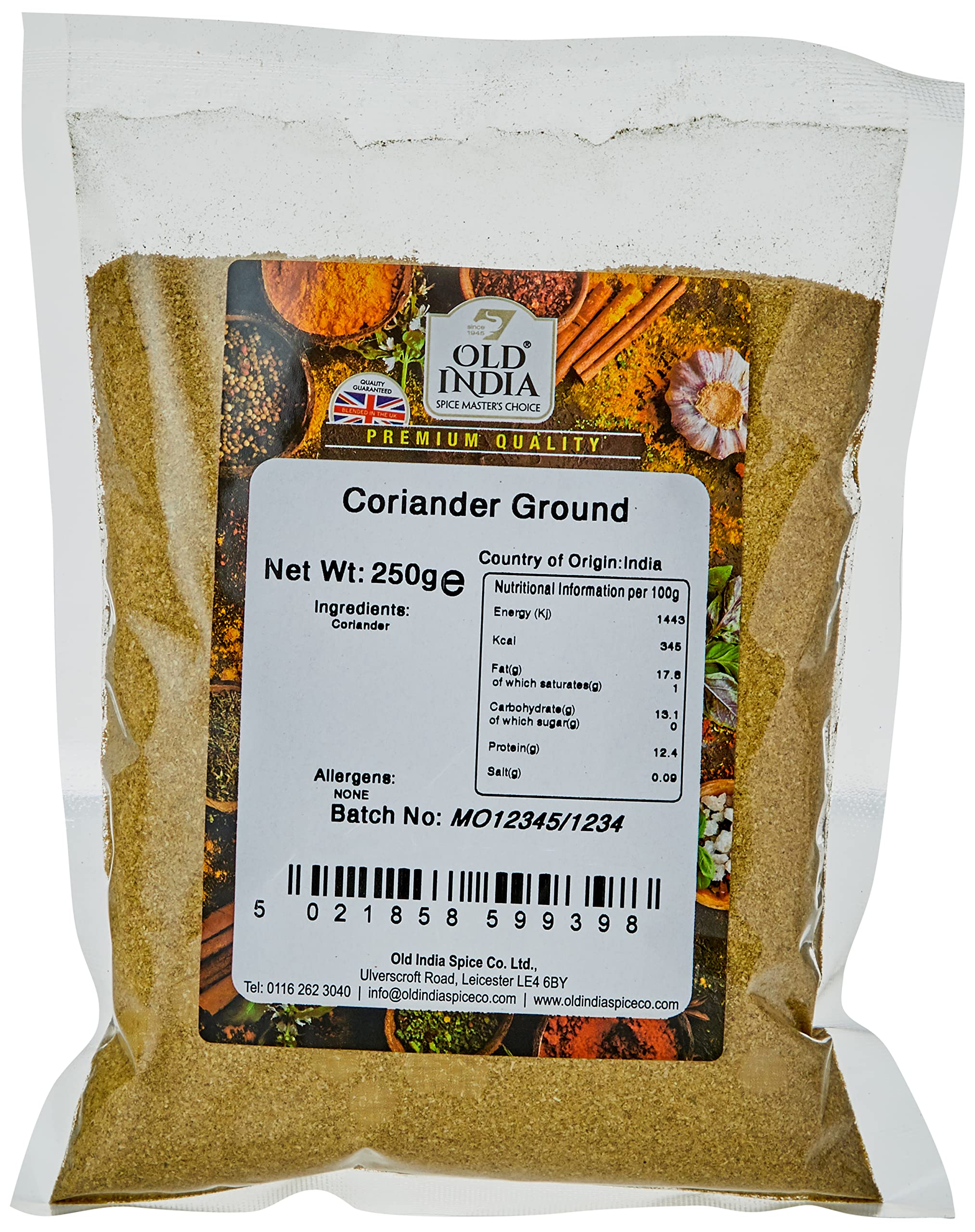 Old India Ground Coriander - 100% Natural, Additive-Free | 250g 1