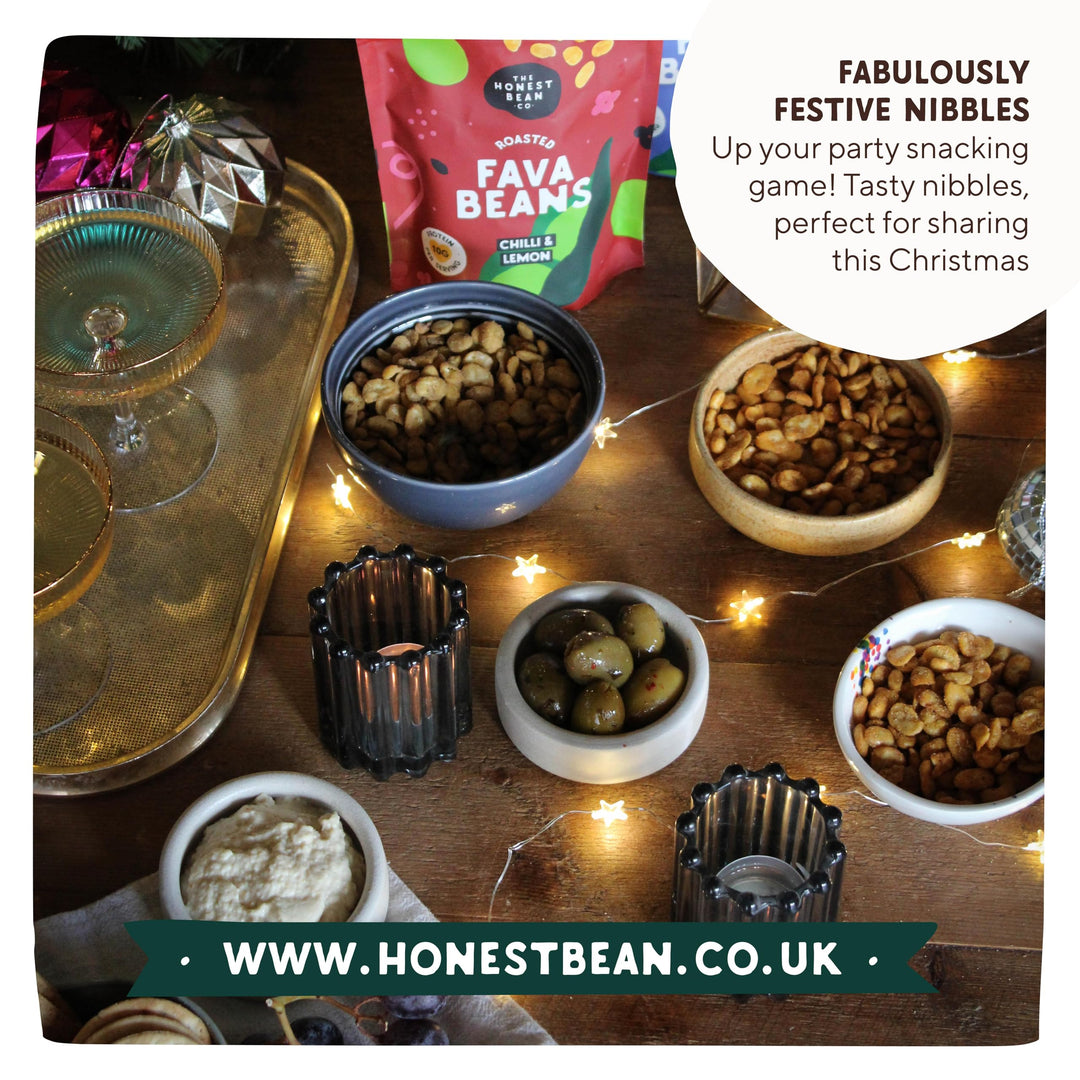 The Honest Bean Co Roasted Fava Beans Lightly Salted High Protein Vegan Snack 120g
