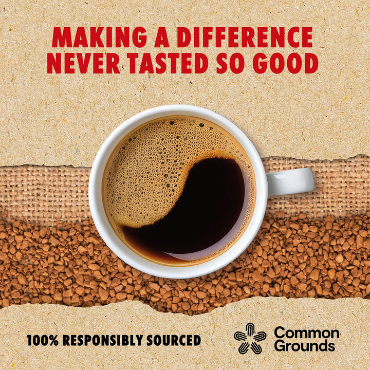 Kenco Rich Instant Coffee Refill 150g x 5 (750g Total) - 100% Responsibly Sourced, Home Recyclable Packaging