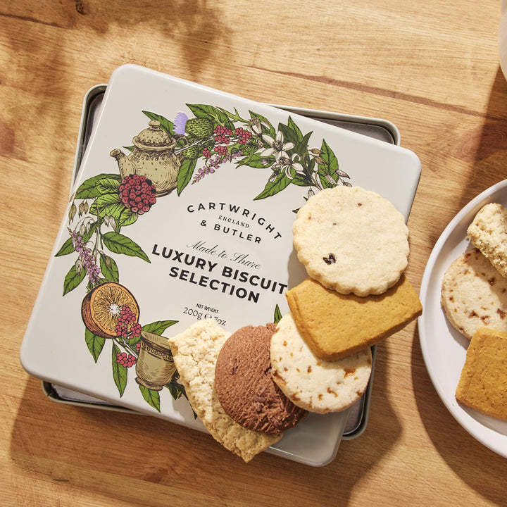 Cartwright & Butler Luxury Biscuits Selection - Assorted Treats in Collectible Tin