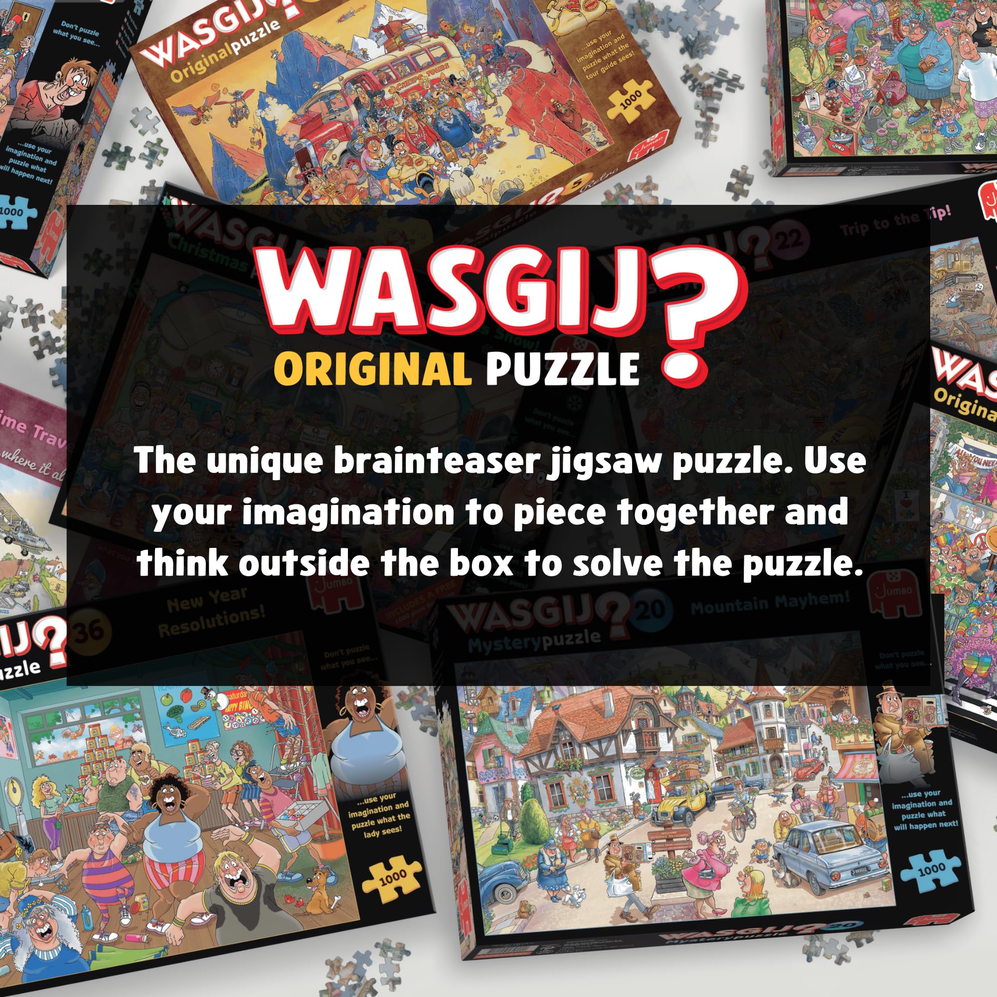 Wasgij Original 48 What Happens in Vegas! - 1000 Piece Jigsaw Puzzle | Adult 5