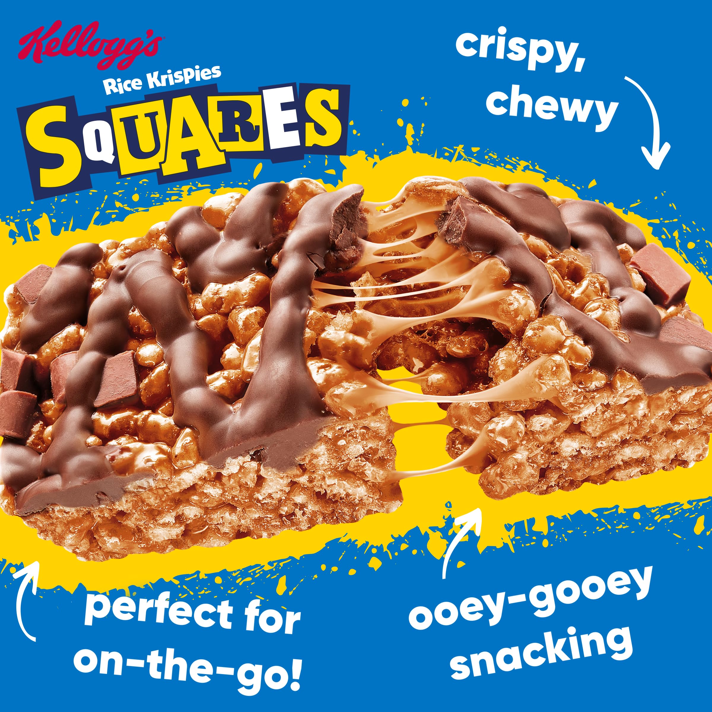 Rice Krispies Squares Chocolate Caramel Cereal Bars - 30 x 36g Bars 2