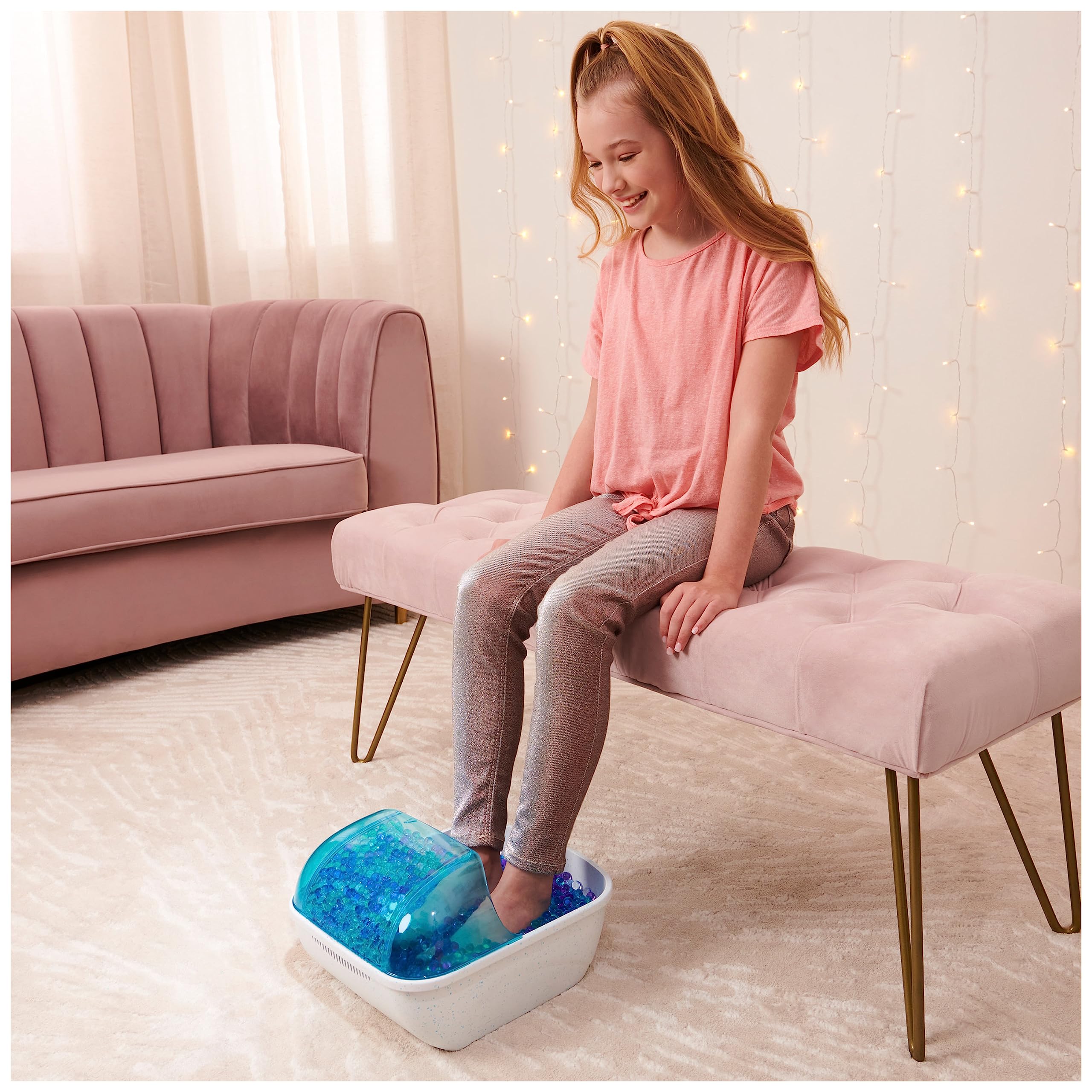 Orbeez, beruhigendes Fußbad mit 2.000, die einzigen, ungiftigen Wasserperlen, Kinder-Spa 4