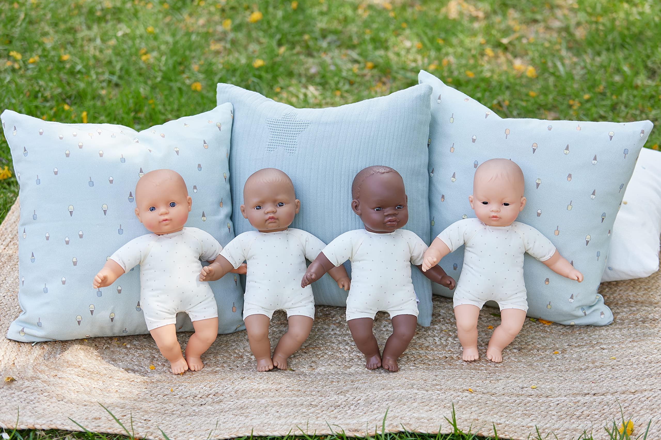 Miniland Caucasian Soft Body Doll 32cm - Vanilla Scented, Handmade in Spain 5