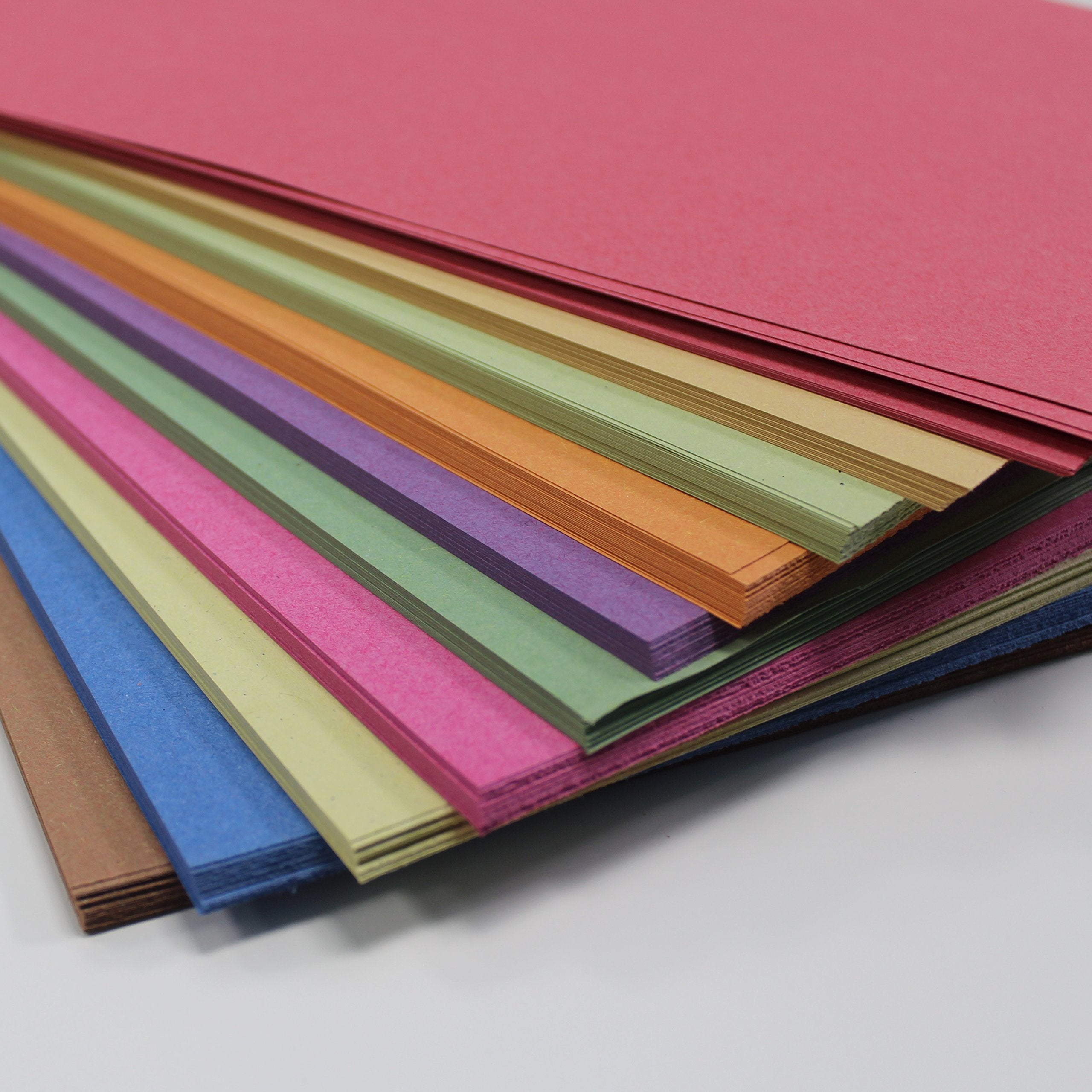 Be Creative A3 Recycled Sugar Paper - 10 Colours, 100gsm, 100 Sheets | Ideal for Pastel & Chalk 2