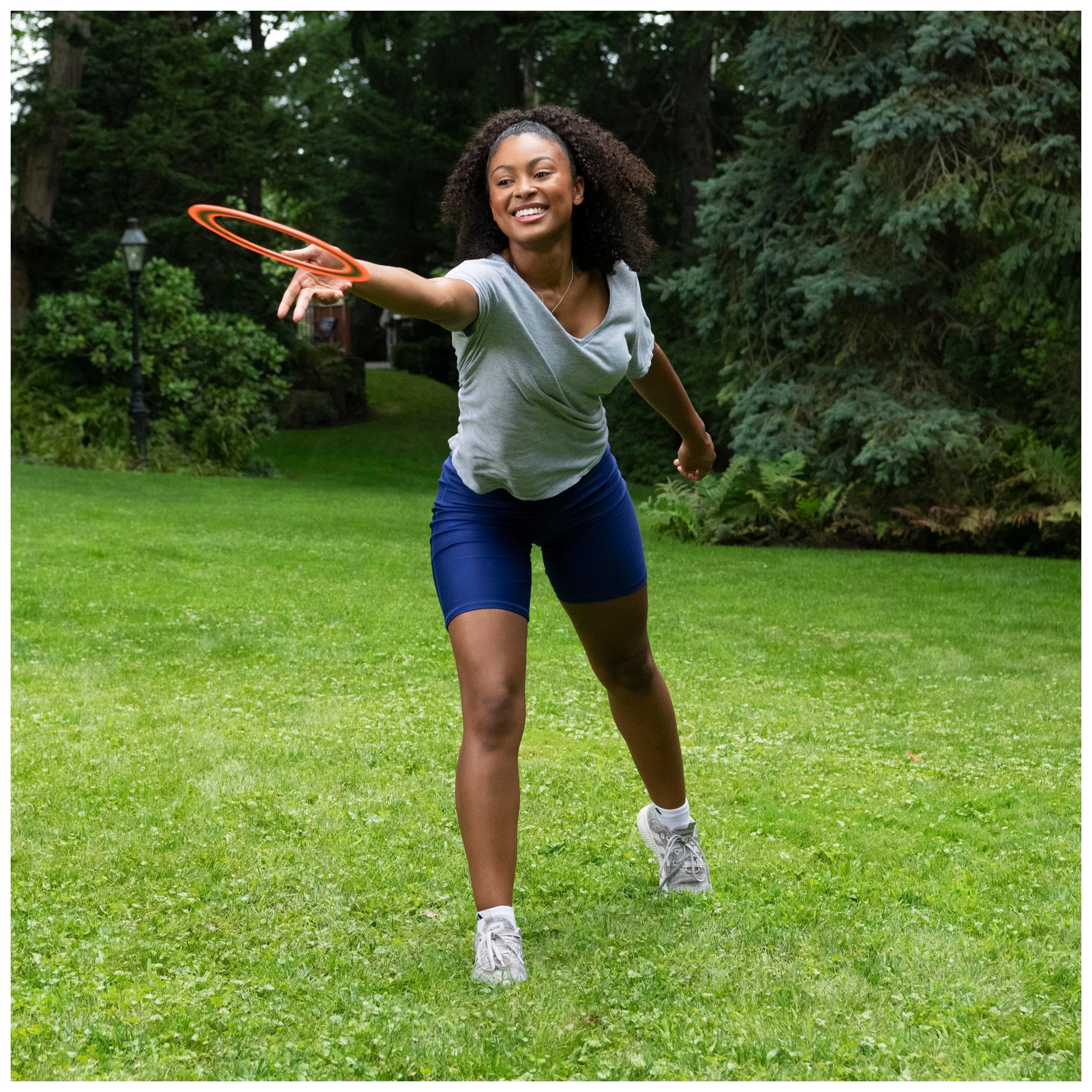 Aerobie Sprint Flying Ring - Precise Throwing | 25.4 cm Diameter | Orange 7