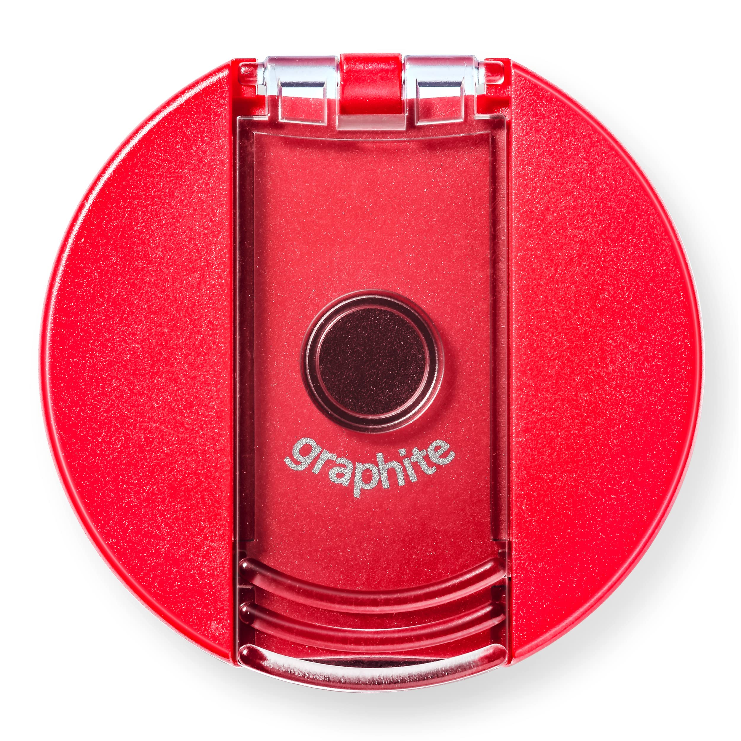 STAEDTLER Noris Design Tub Sharpener 511 004 ST | Metal Insert | Hinged Cover | Red 3