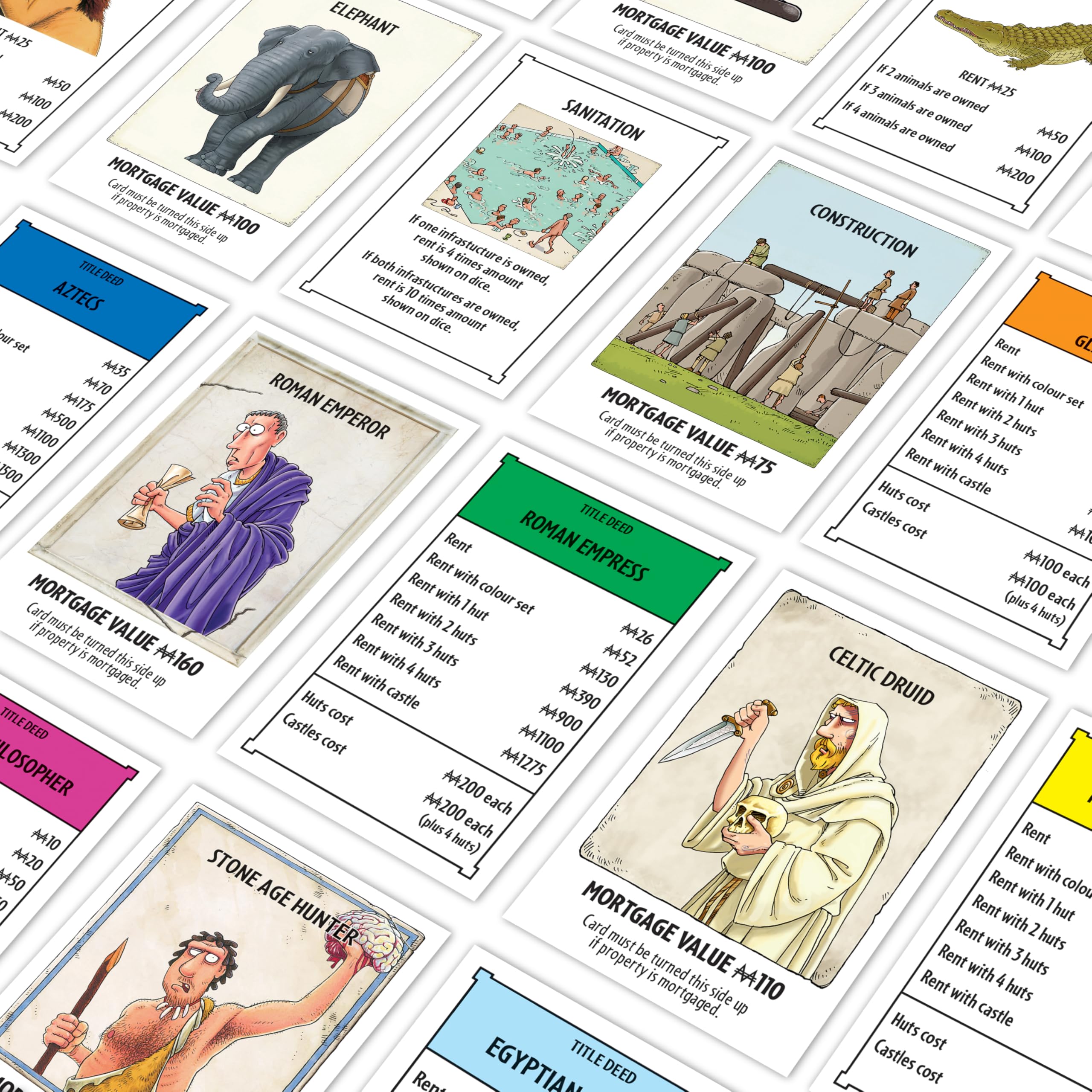 Winning Moves Horrible Histories Ancient Civilisations Monopoly Classic Edition Board Game | 2-6 Players | Ages 8+ 9