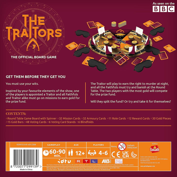 Goliath Games The Traitors Official Board Game