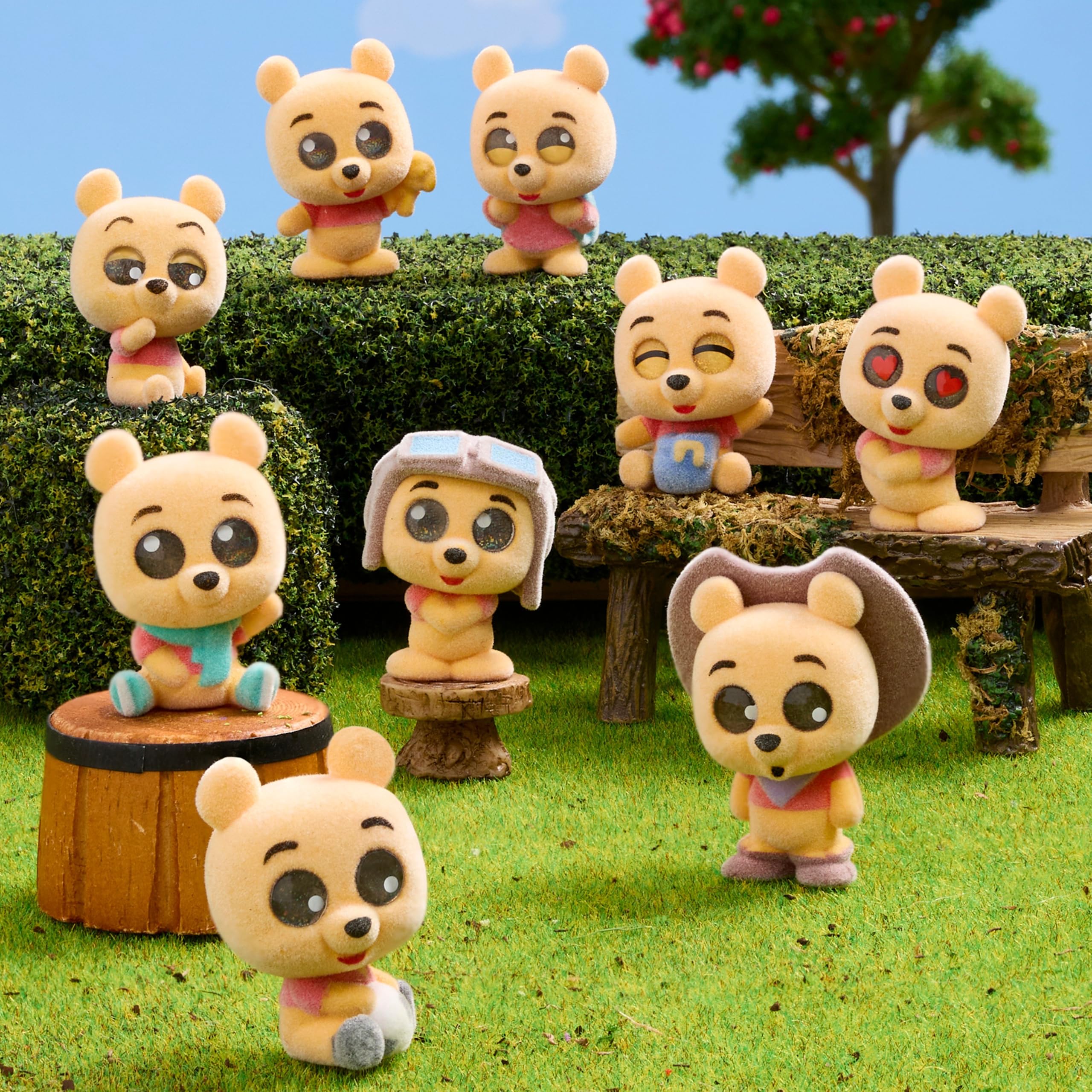 Disney Doorables Winnie the Pooh Collector Peek - 9 Flocked Figurines | Ages 5+ 4
