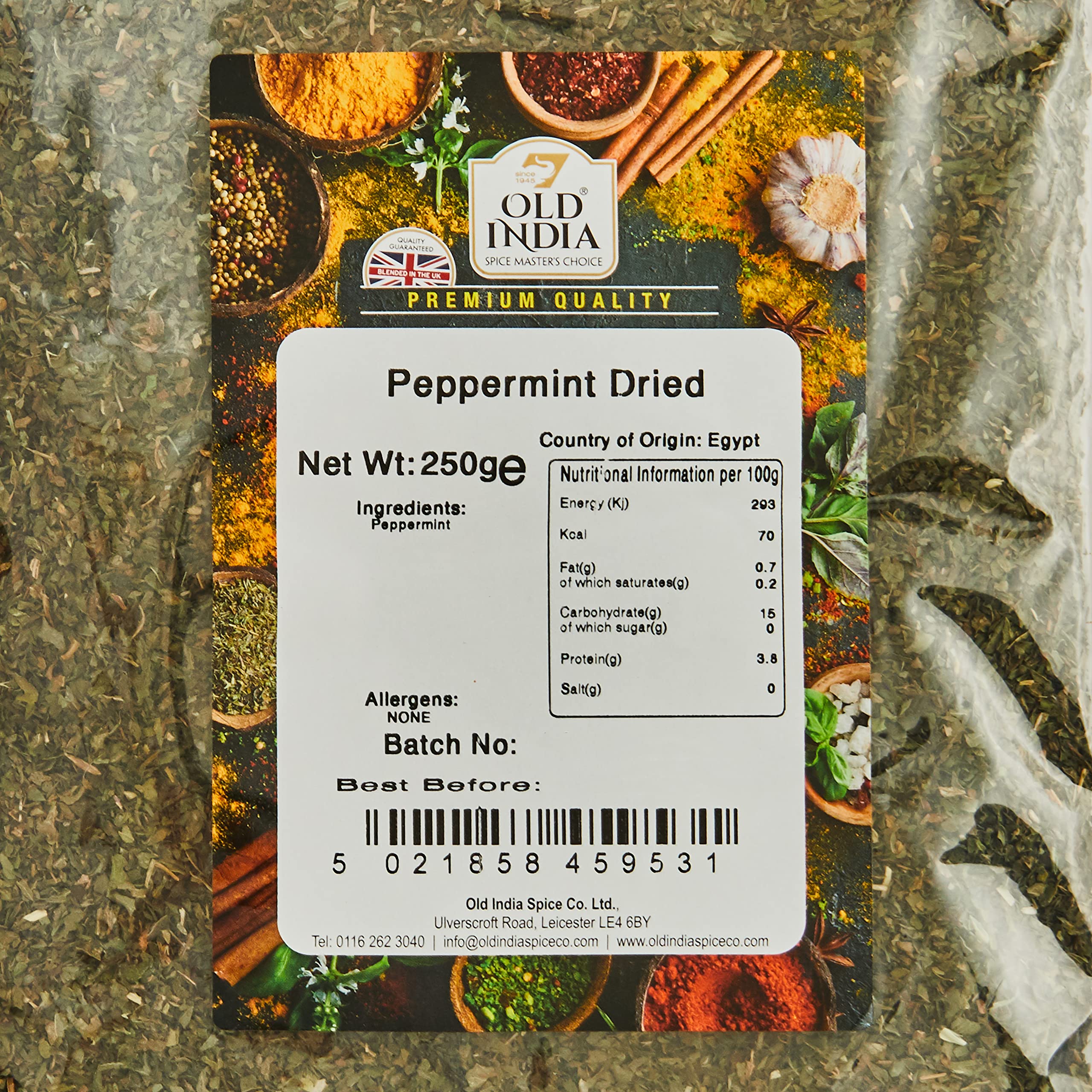 Old India Peppermint Dried 250g - Natural & GMO Free Herb 3
