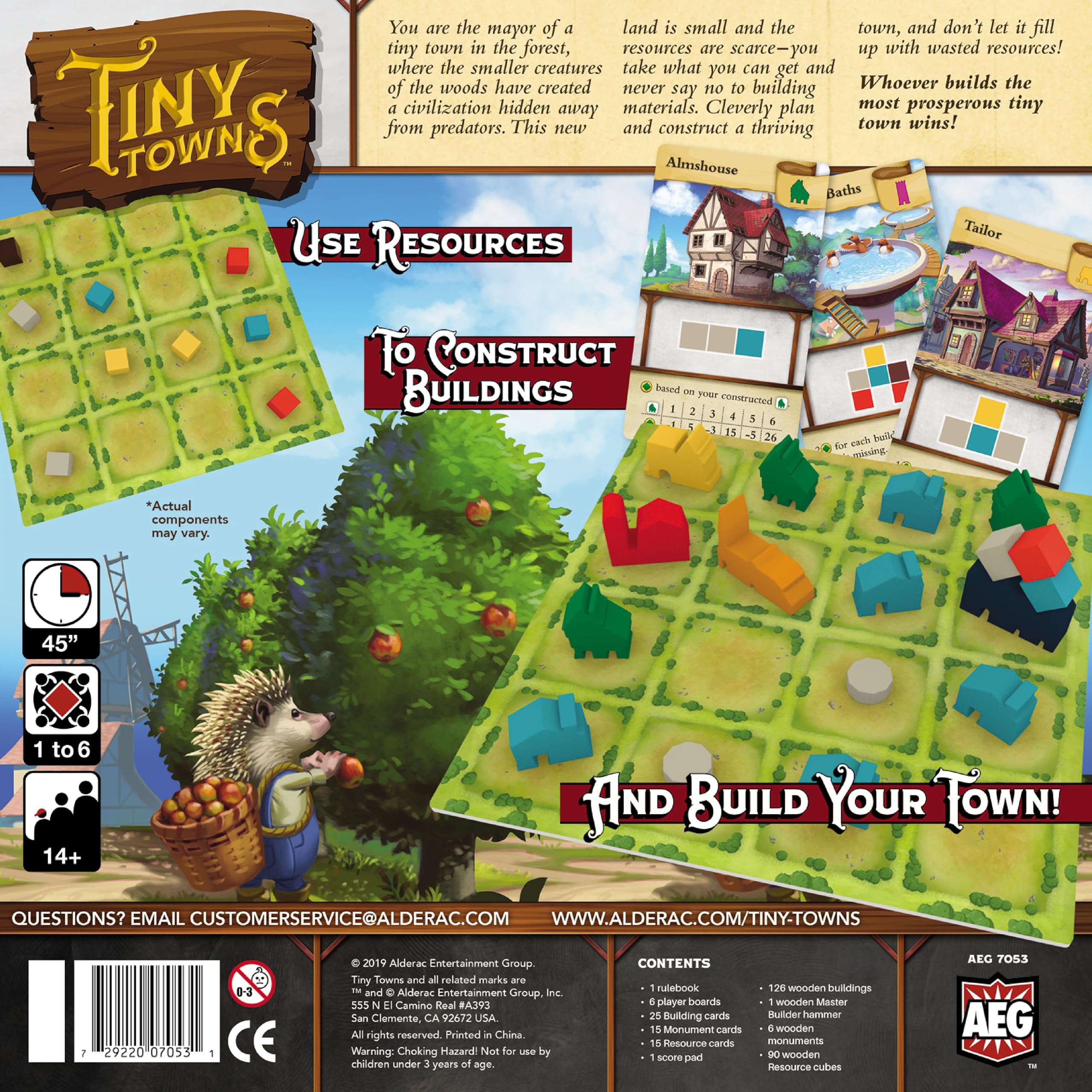 Alderac Entertainment Group Tiny Towns Brettspiel 6