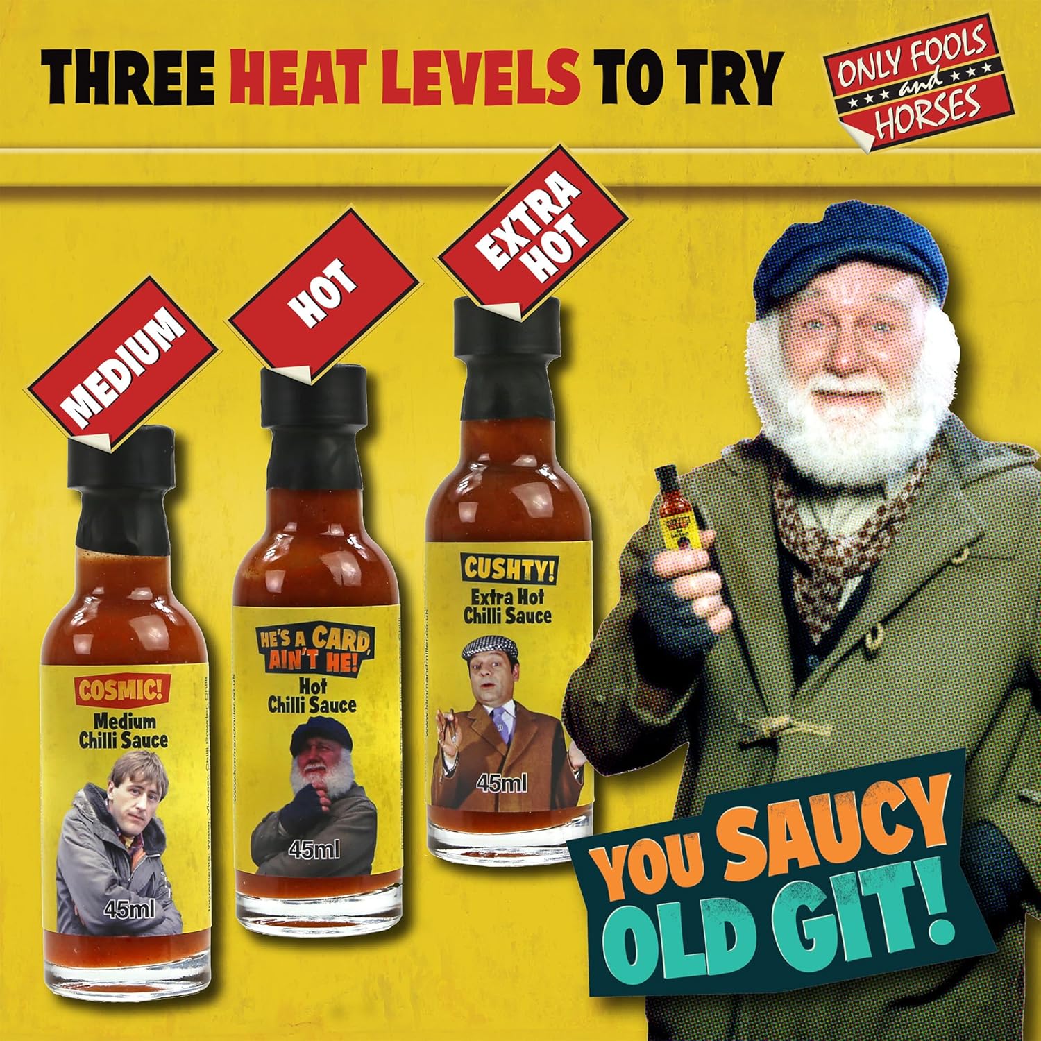 Kimm & Miller - Only Fools and Horses Chilli Sauce Gift Set 10