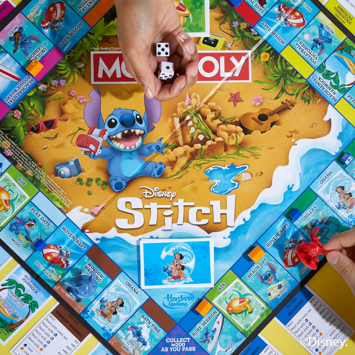 Monopoly Disney Stitch Edition Board Game - English Version 10