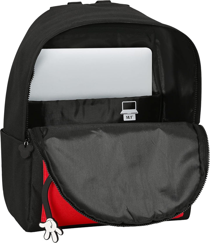 SAFTA Mickey Mouse Mickey Mood Laptop Backpack 14.1 Inches (M902)