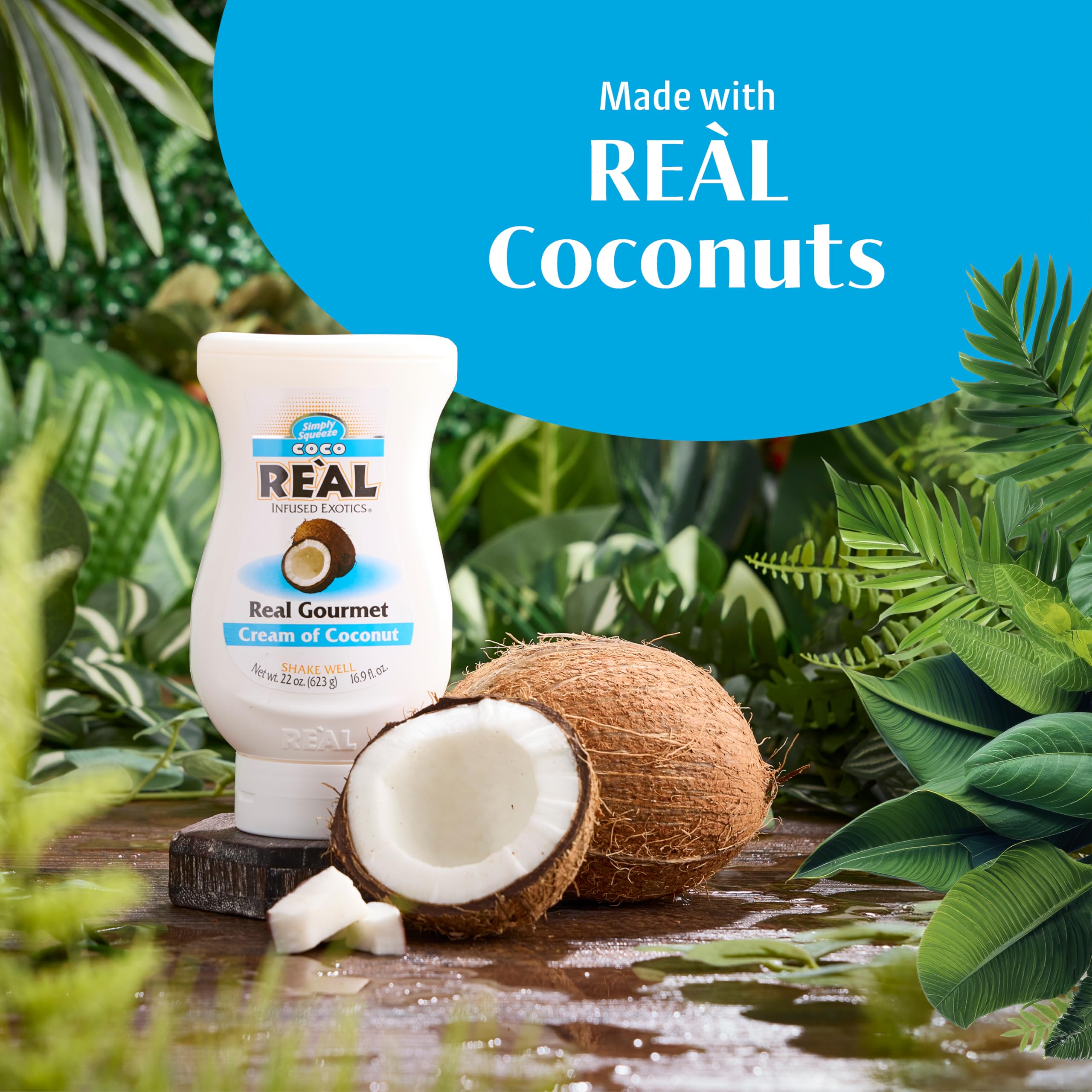 Reàl Infused Exotics - Coco Reàl Cream of Coconut | 500ml Squeezy Bottle 8
