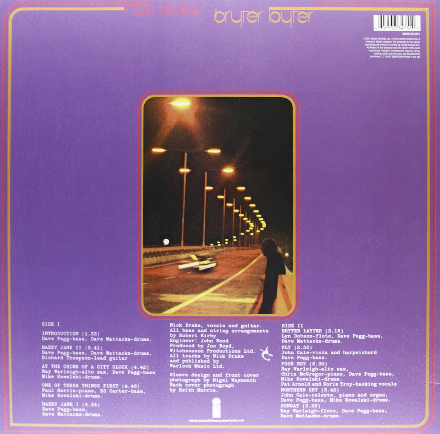 Nick Drake - Bryter Layter Audio CD