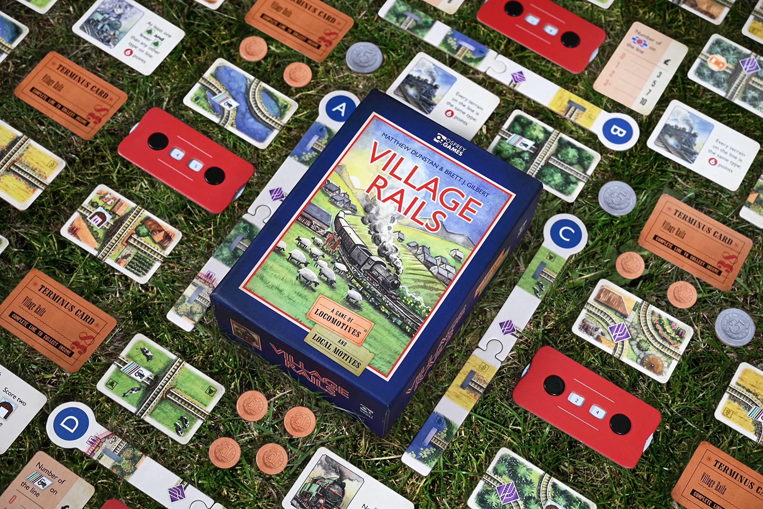 Osprey Games Village Rails Card Game 7