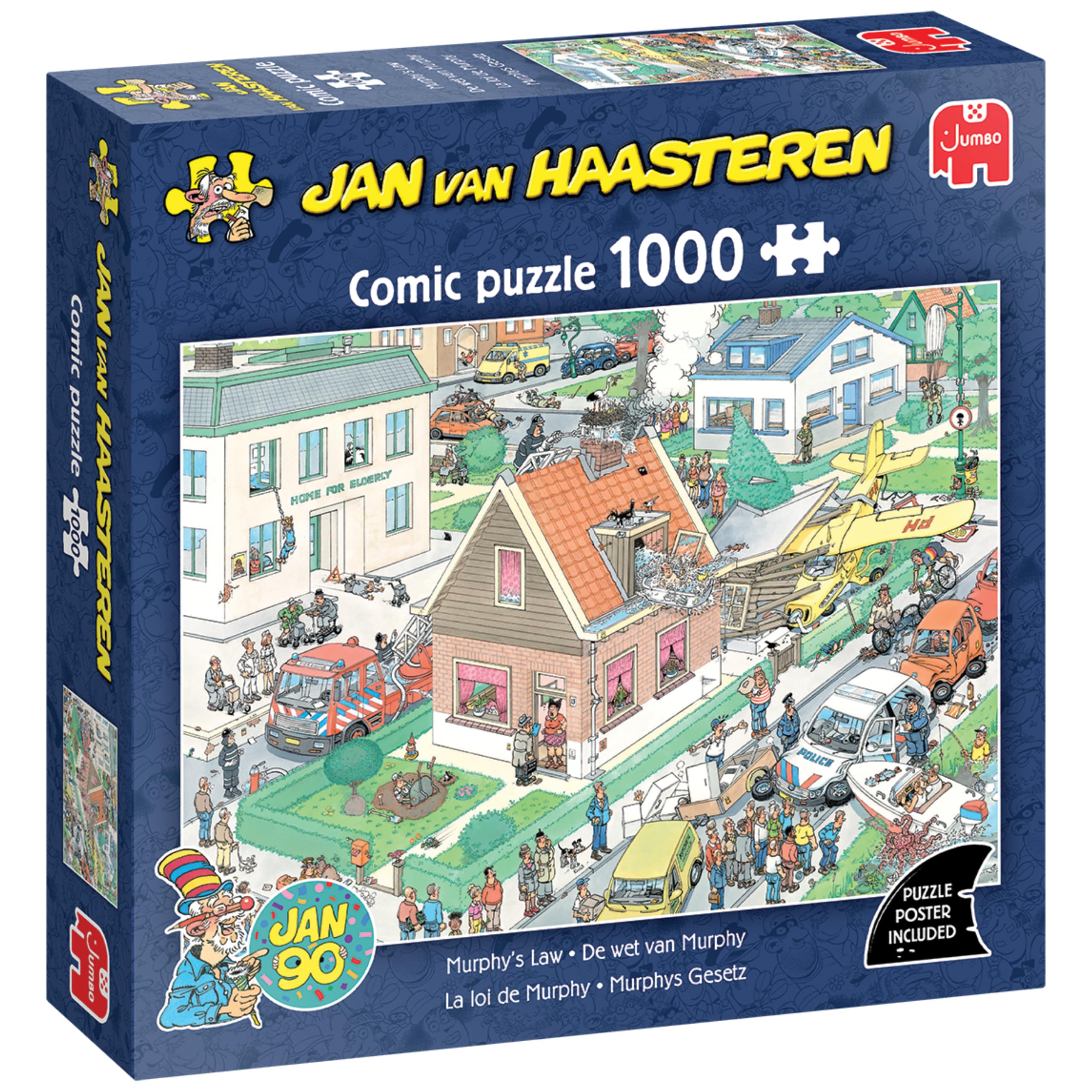 Jan van Haasteren Murphy's Law 1000 Piece Jigsaw Puzzle for Adults | FSC Certified | 680x490mm 1