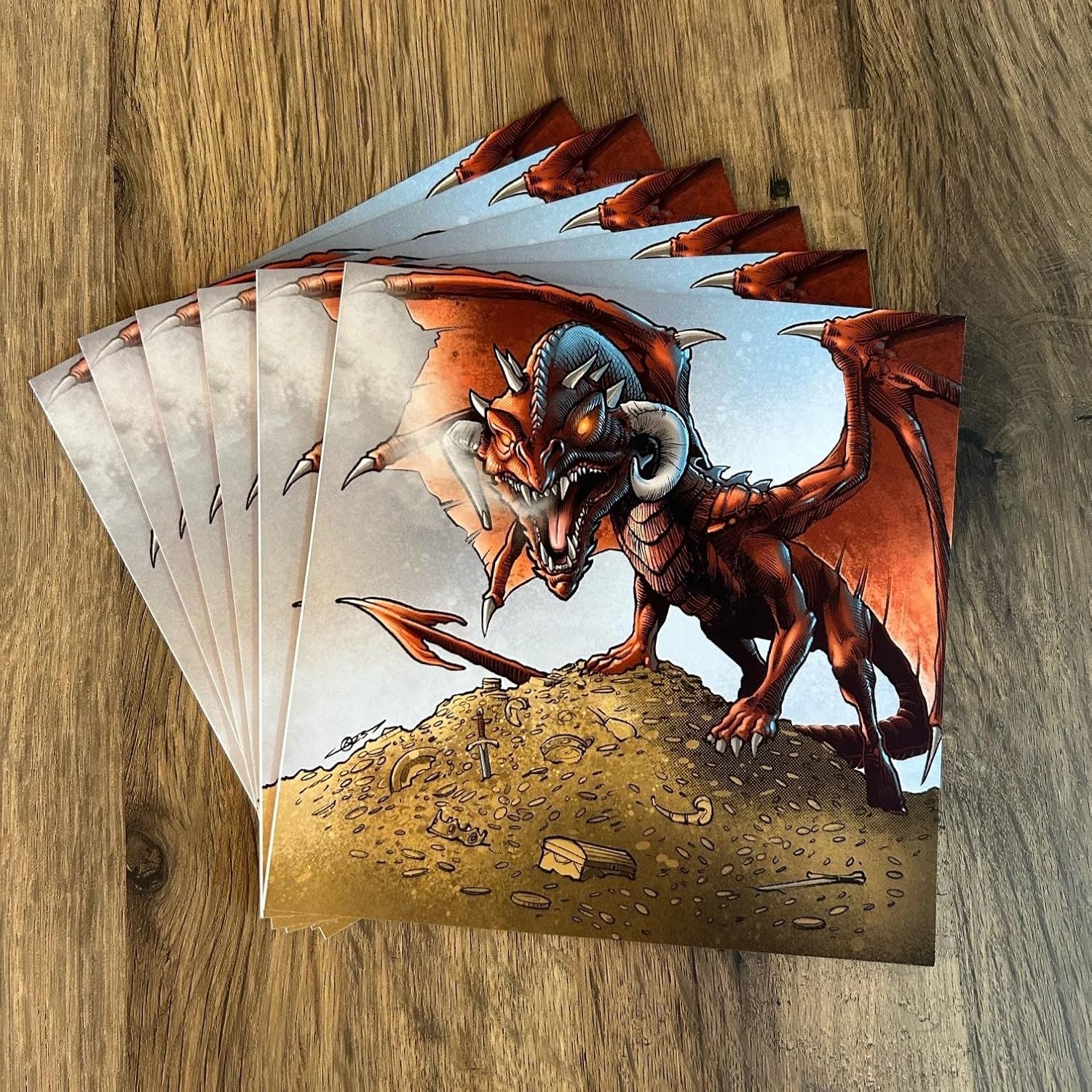 Loke RPG Greeting Cards 12 Pack – Illustrated Cards with Dragon & Dice Designs for Tabletop Gamers 4