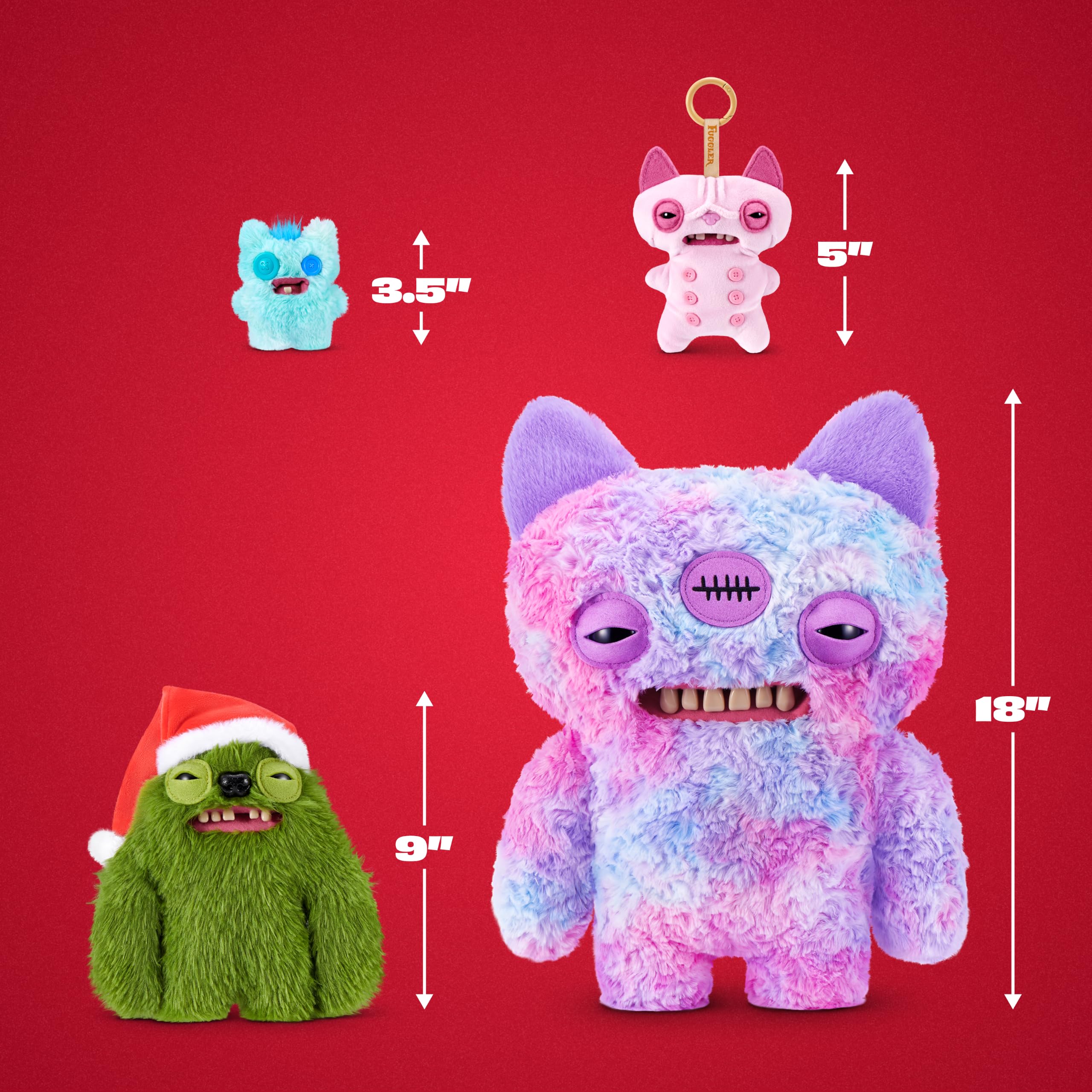 Fuggler Sasquinch Festive Fuggs Series 2 Plush Doll - 9 Inch | Polyester | Unisex Children 7