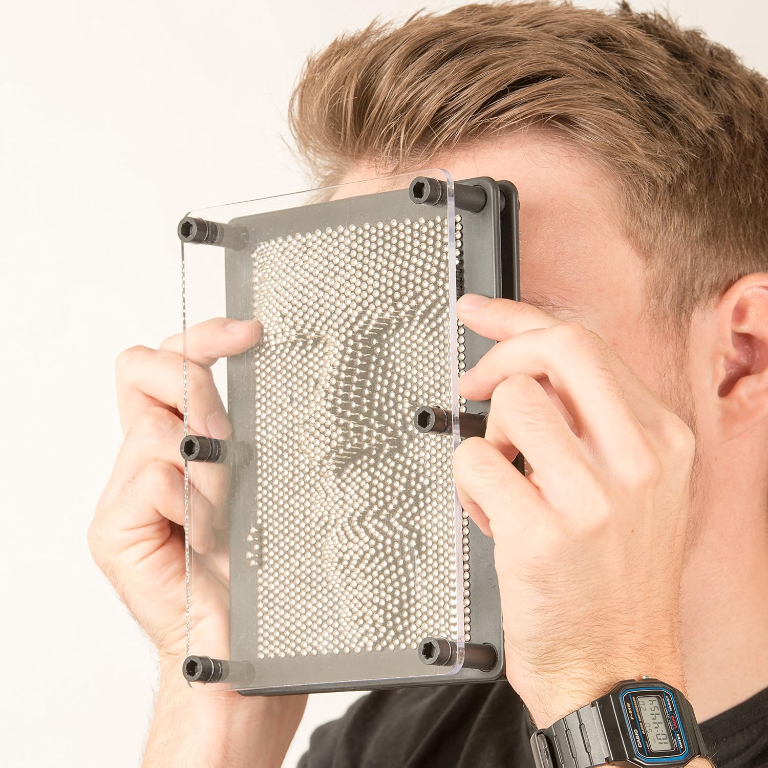 Pin Art - 3D Sculpture Toy with Metal Pins for Creative Impressions 2