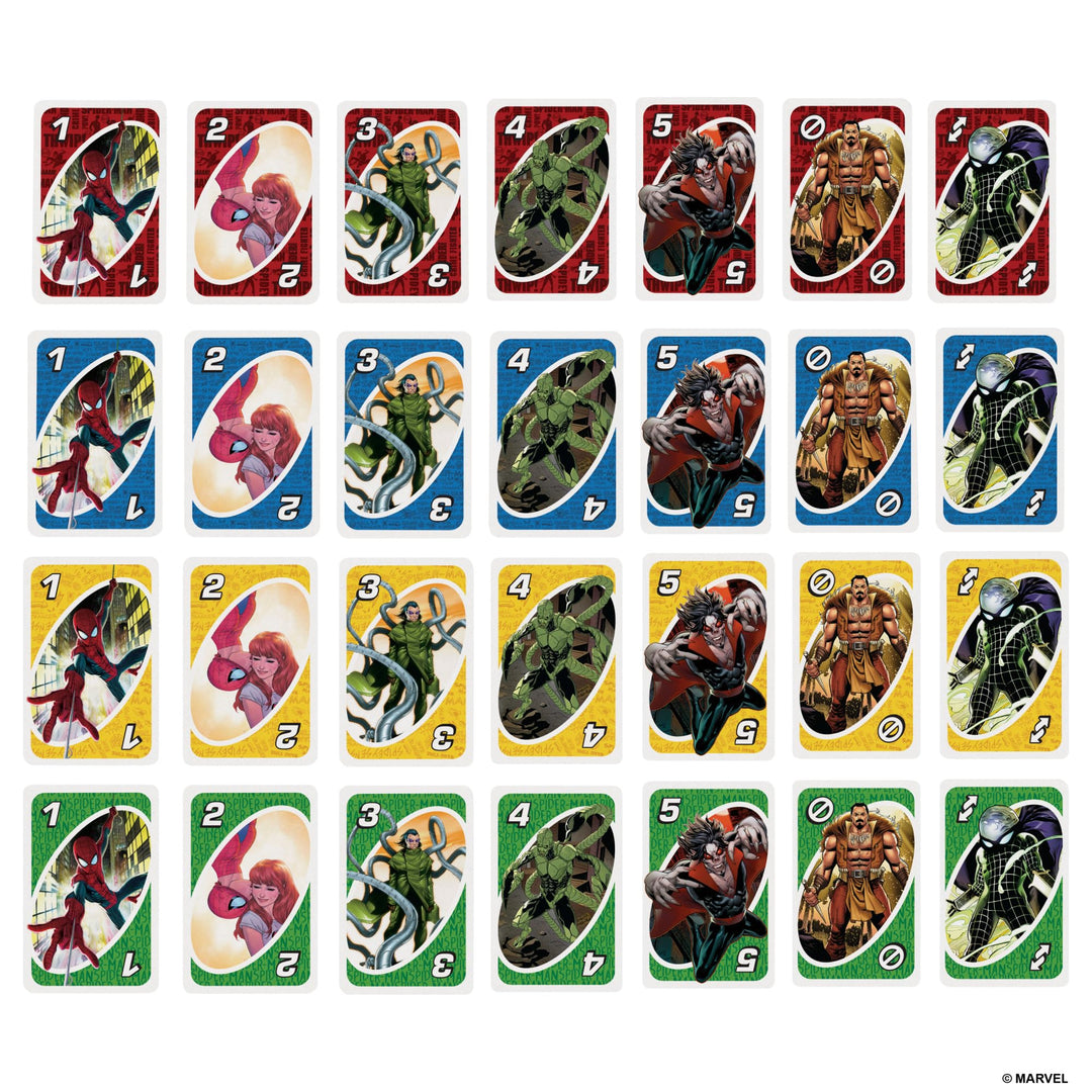 Mattel Games UNO The Amazing Spider-Man Card Game