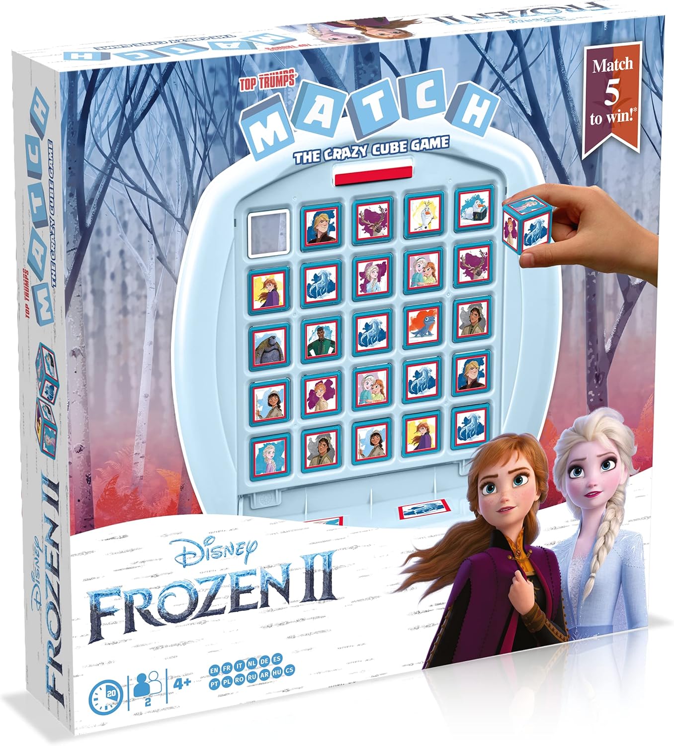 Top Trumps Frozen 2 Match Board Game 1
